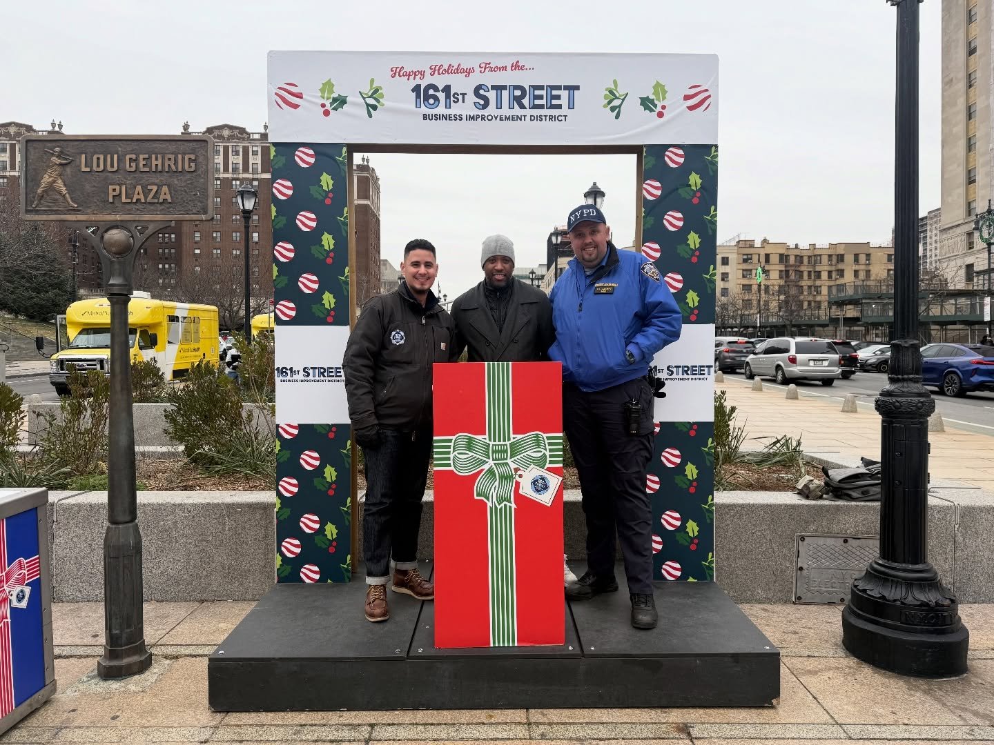 Happy Holidays! Tonight is @bronxbpgibson&rsquo;s Tree Lighting Extravaganza at Lou Gehrig Plaza from 5-9pm. Before you arrive take a photo (tag us!) and crank the music box for holiday music to play to start out the night. Thanks to @lemondestudio f