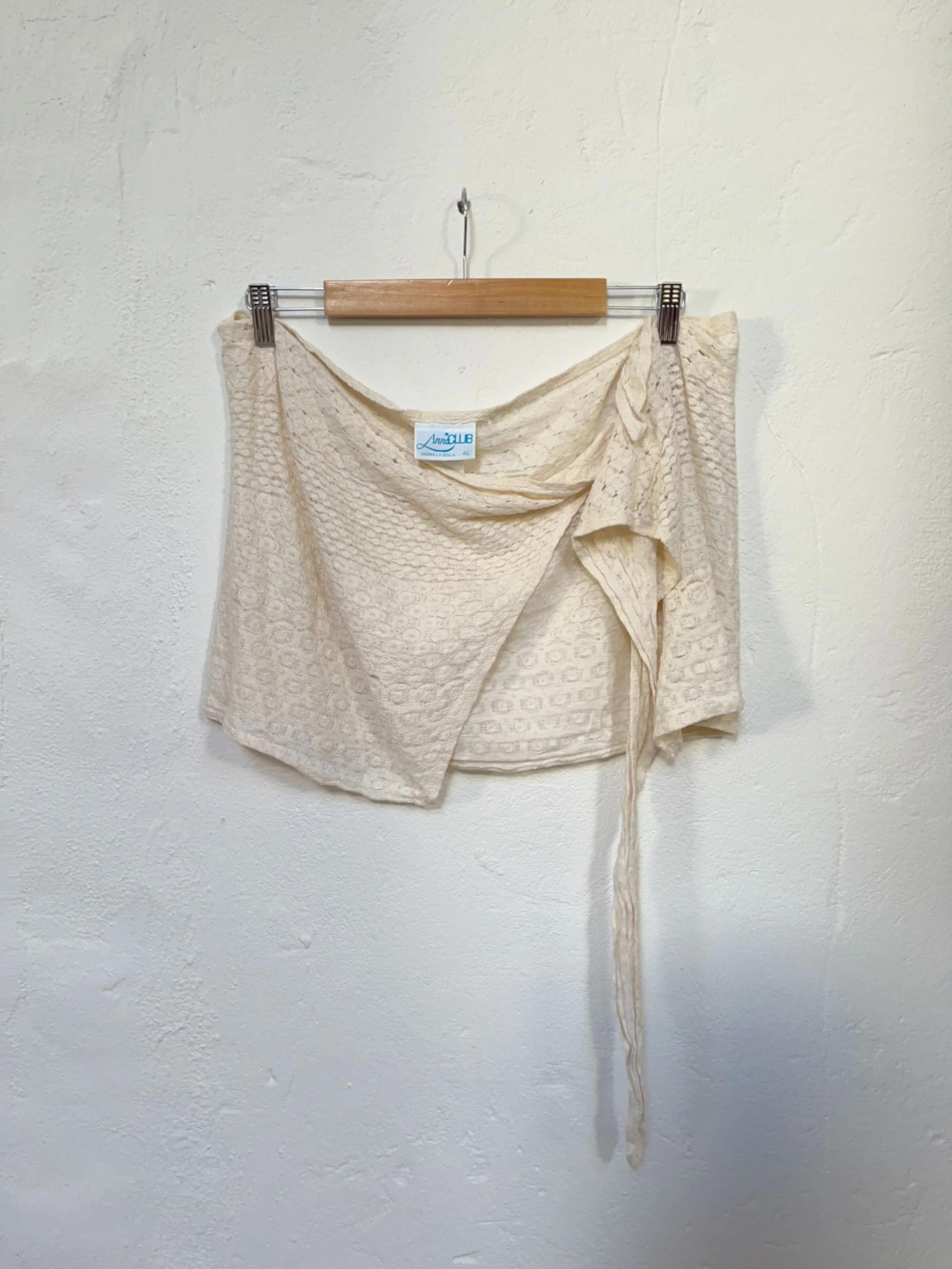 Vintage Crochet Wrap Skirt