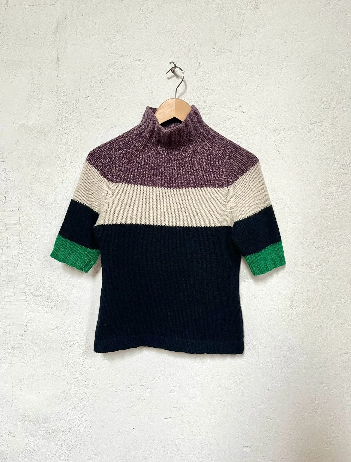Autumn outfits made simple - cashmere knit from Marni and a pair of vintage satin trousers 🖤