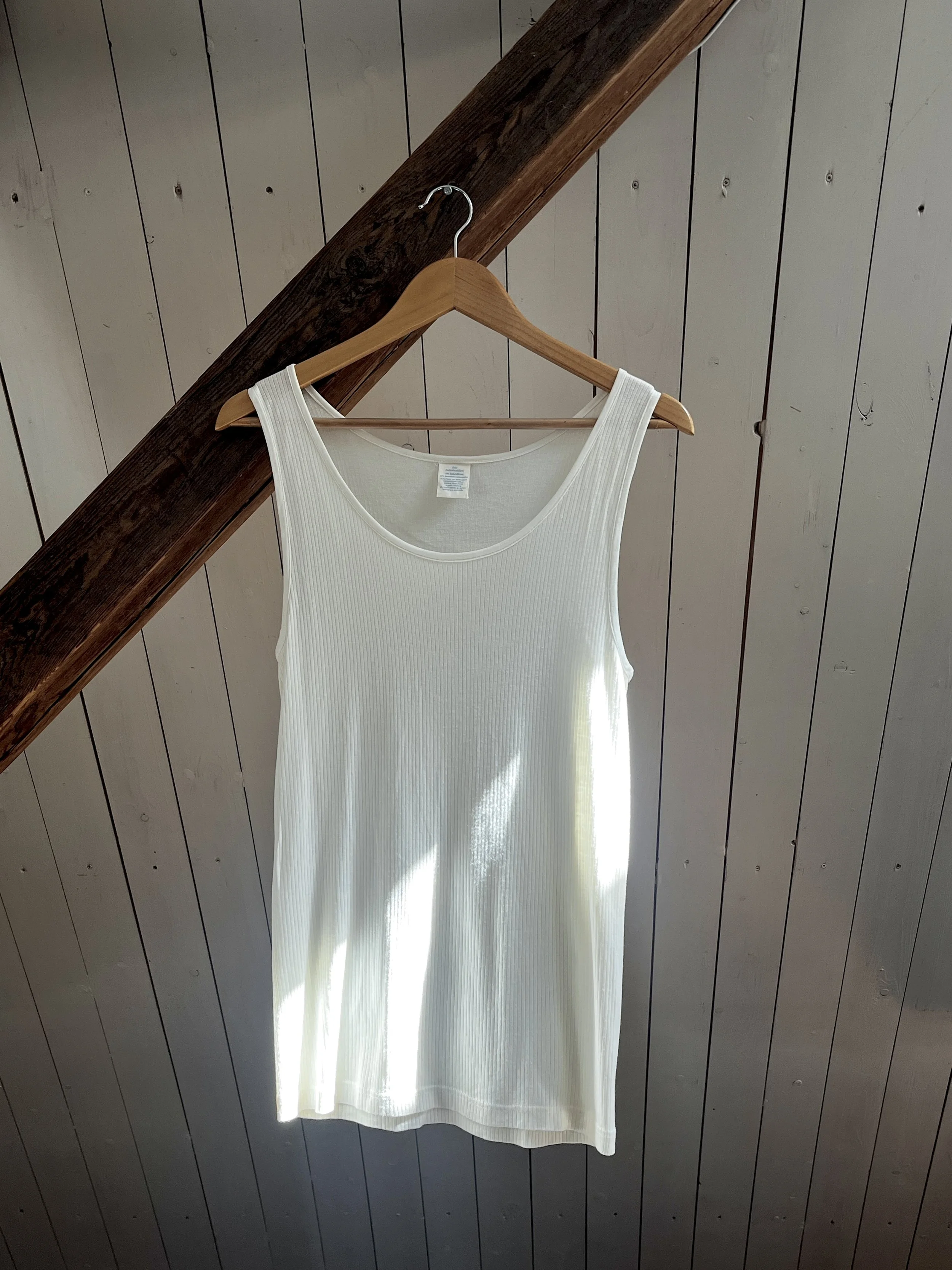 Ribbed Cotton/Silk Tanktop