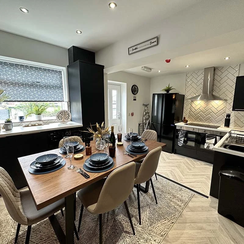 The kitchen has everything you need