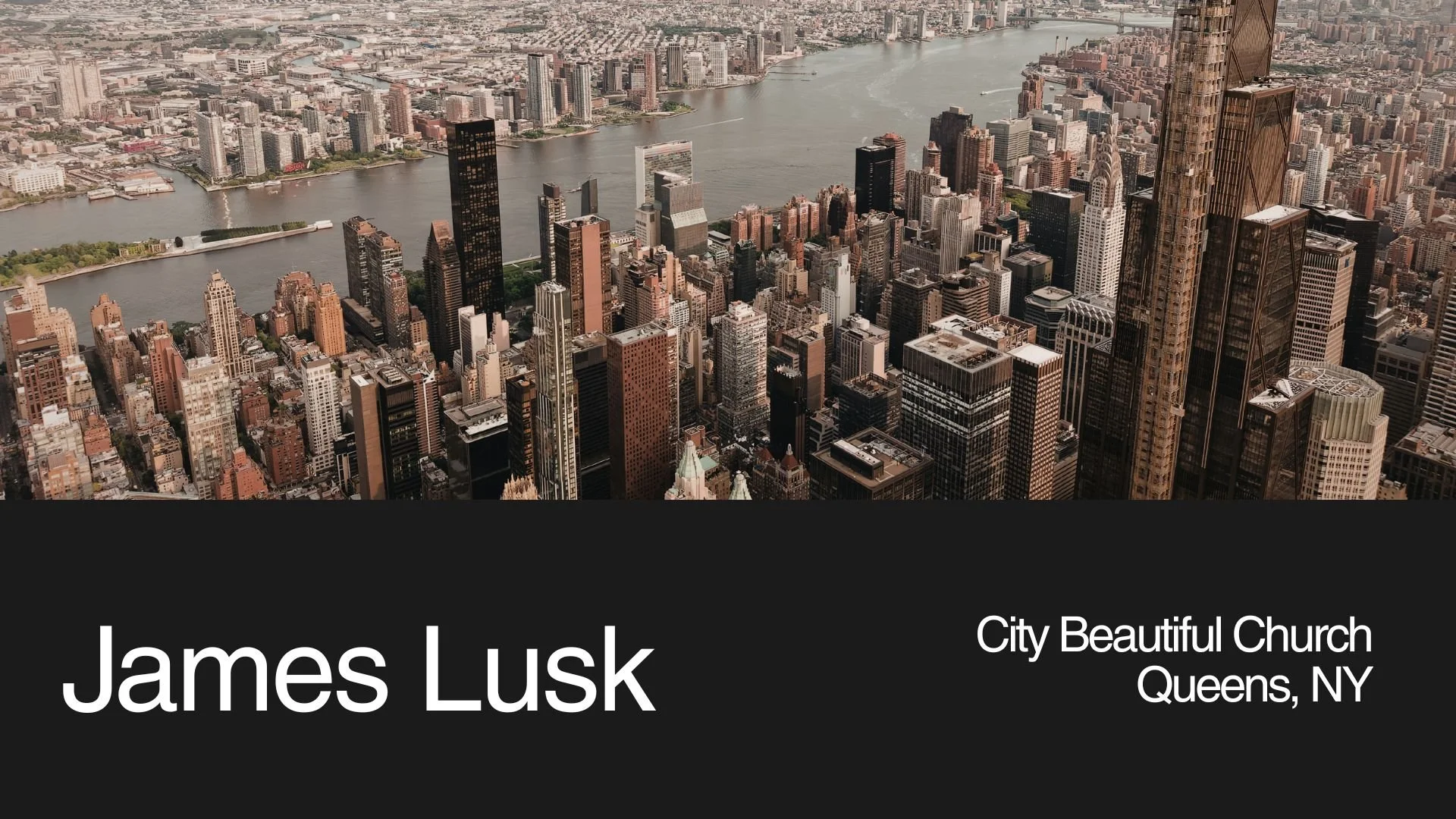 ORDINATION SUNDAY | JAMES LUSK