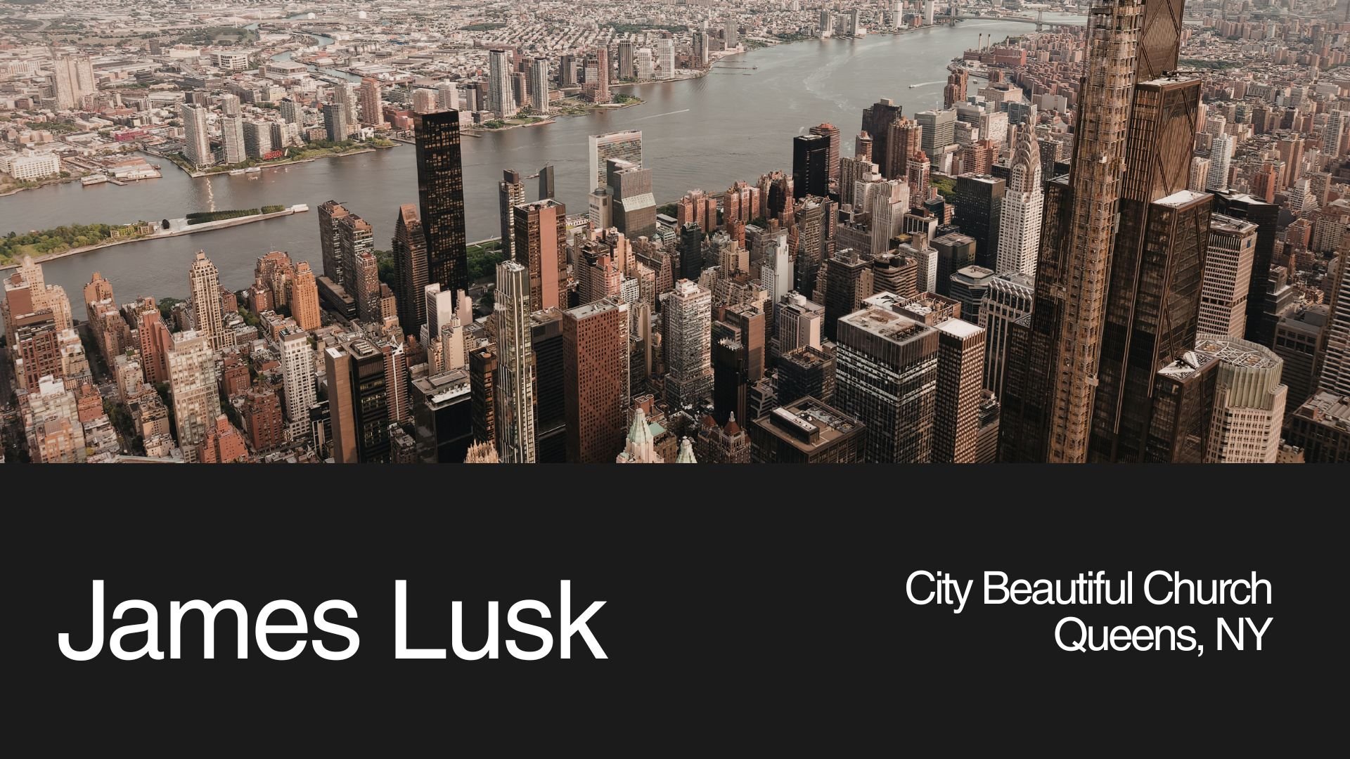 ORDINATION SUNDAY w JAMES LUSK