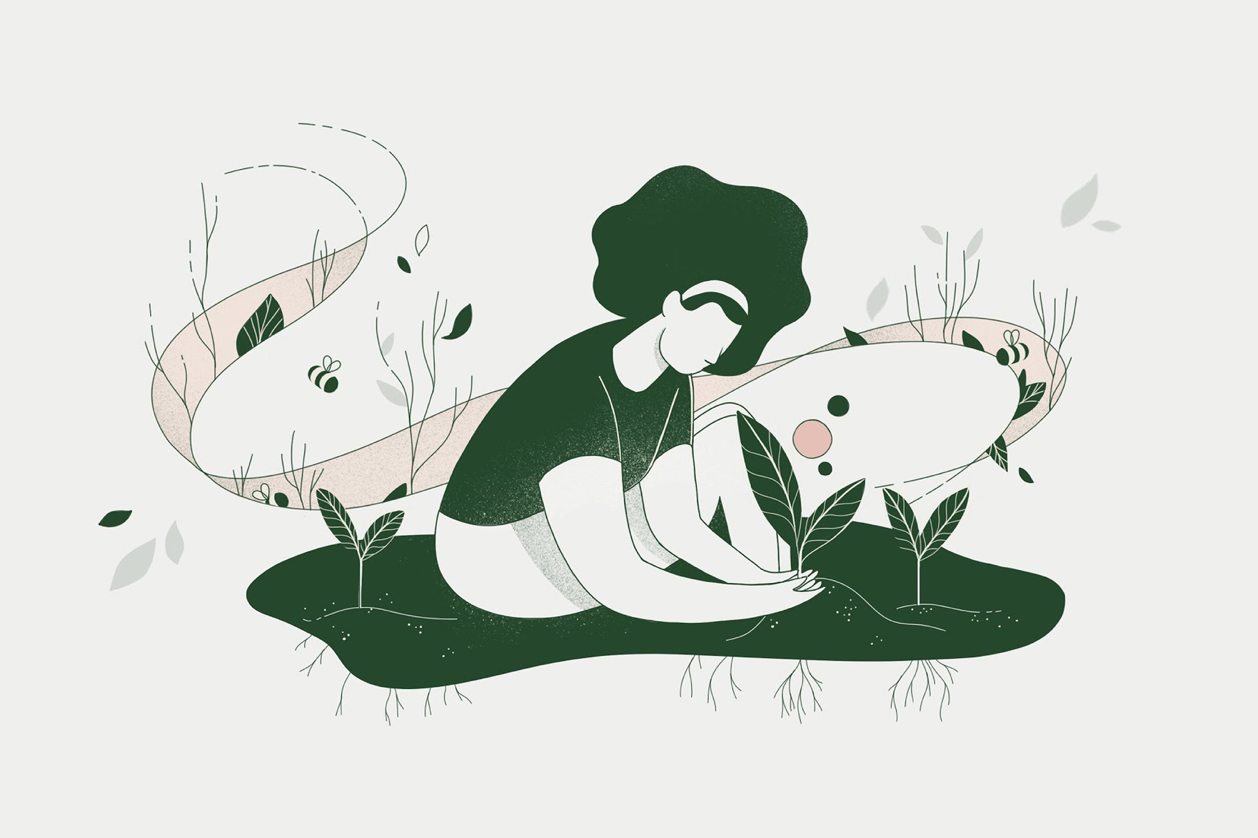 Goodful illustration style