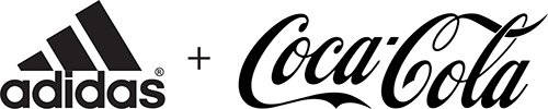 adidas + Coca-Cola logo