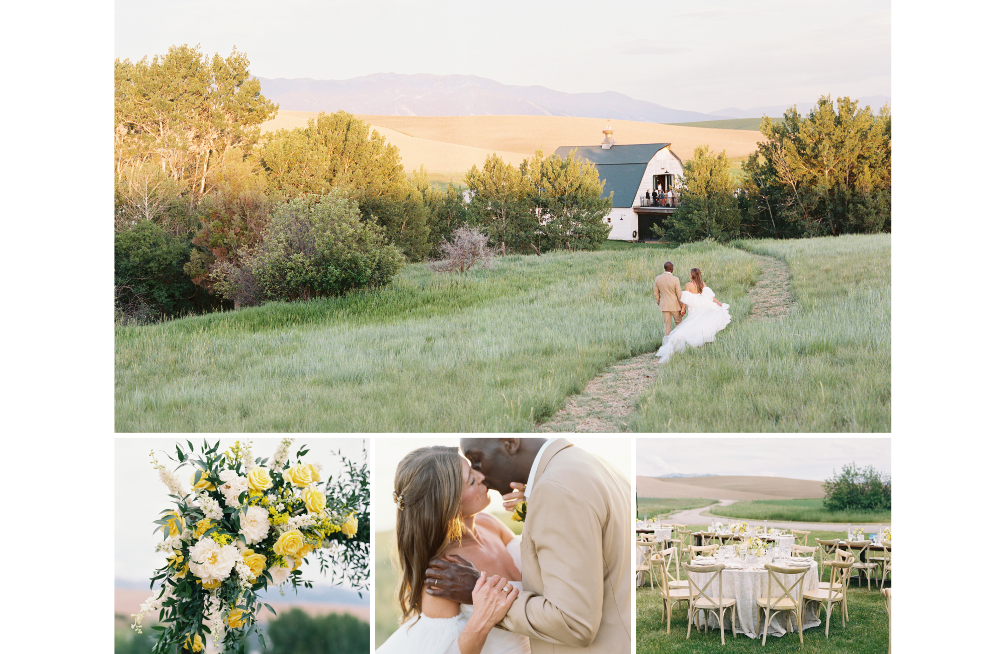 Bozeman Wedding Photographer Film. Foster Creek Farm Venue