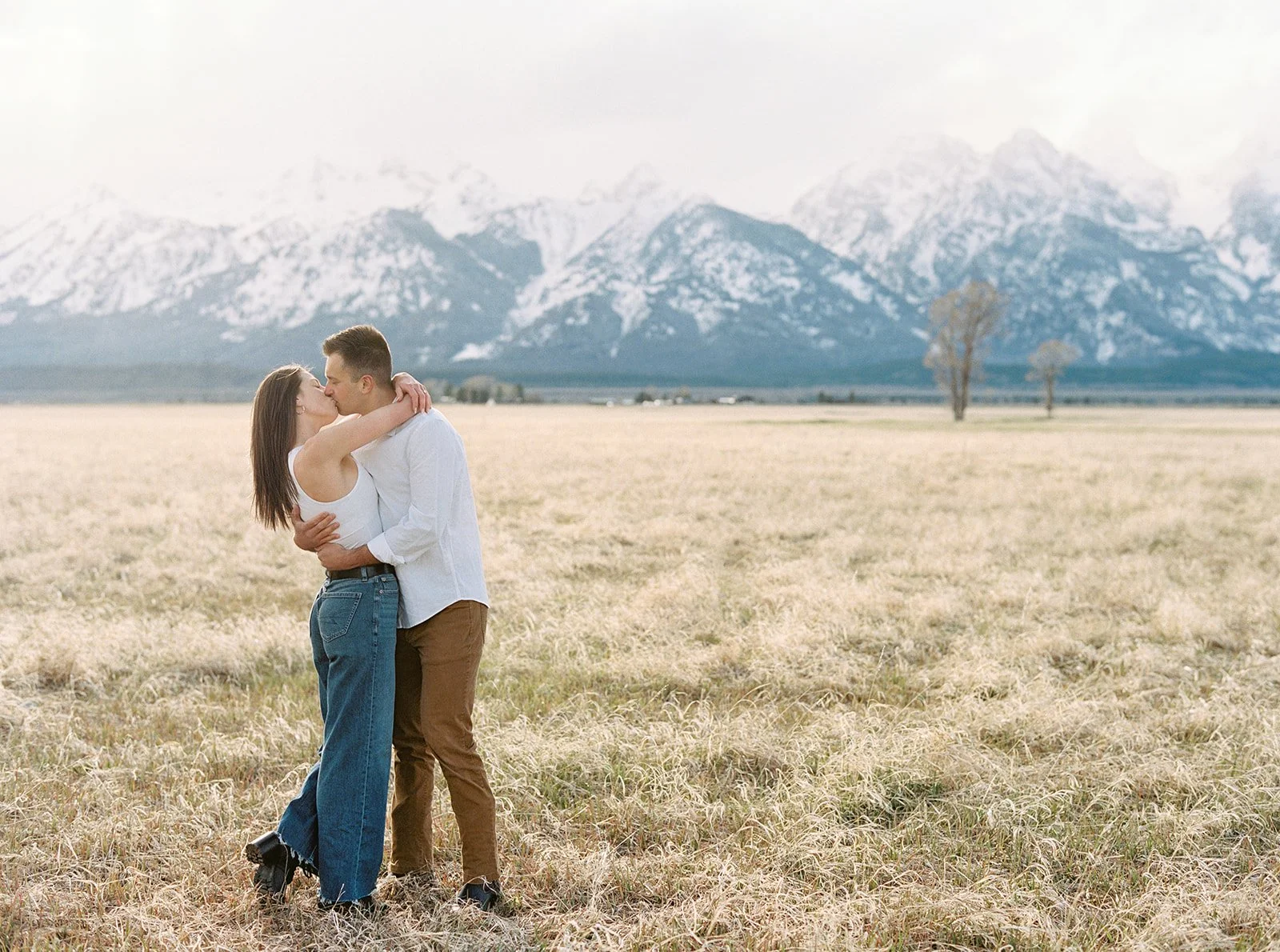 Grand Tetons Engagement Session - Film Wedding Photographer