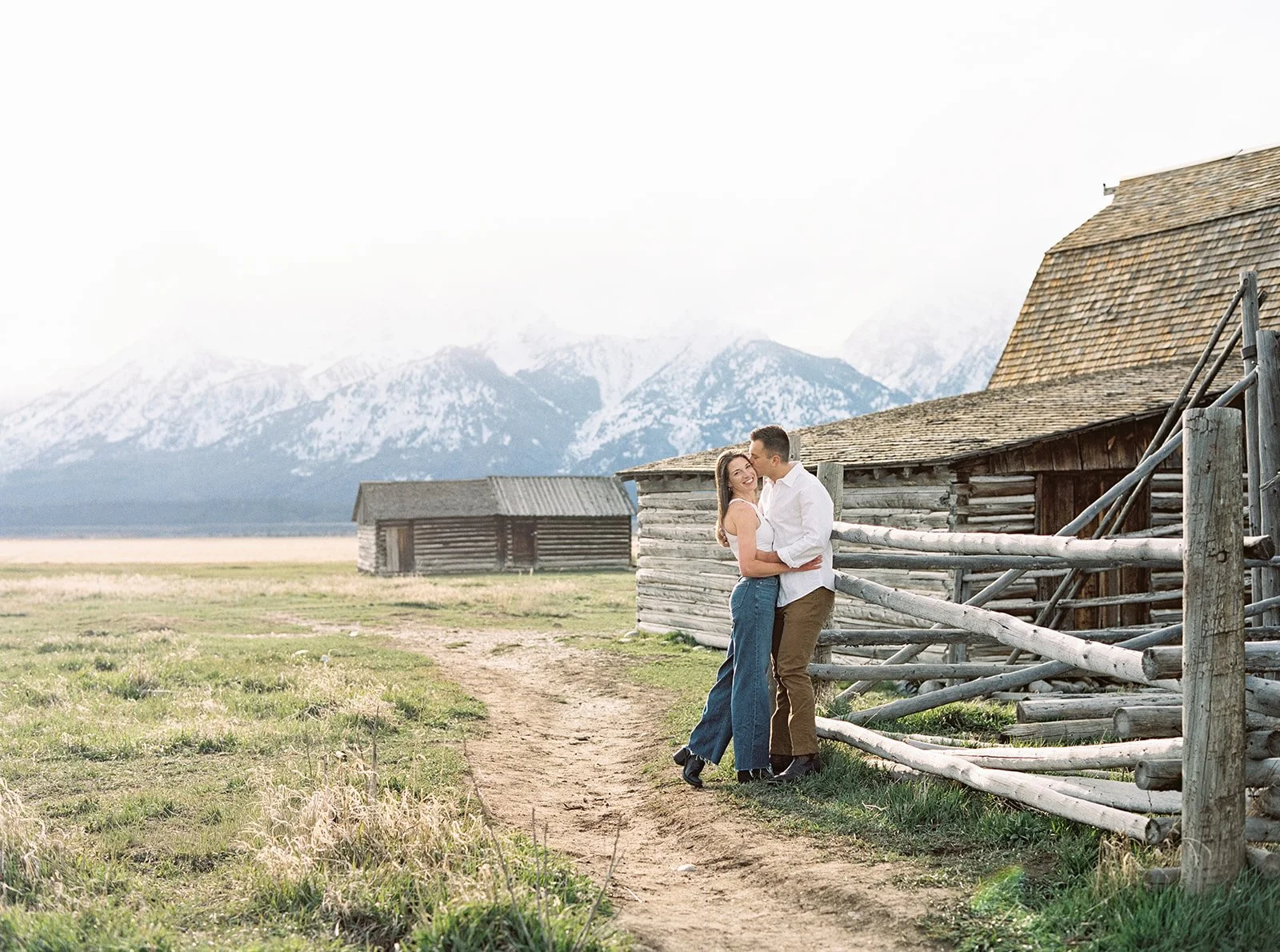 Grand Tetons Engagement Session - Film Wedding Photographer