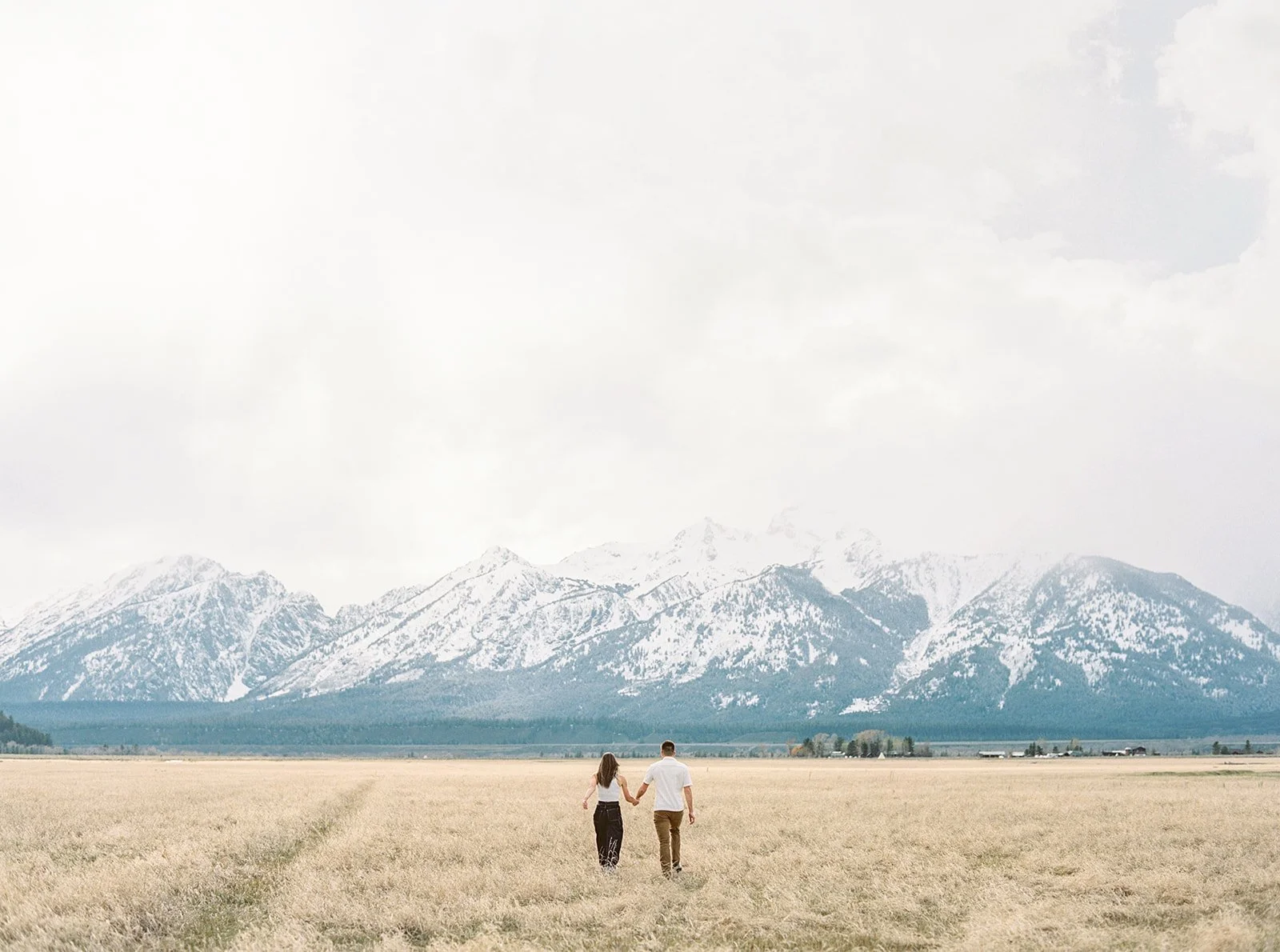 Grand Tetons Engagement Session - Film Wedding Photographer