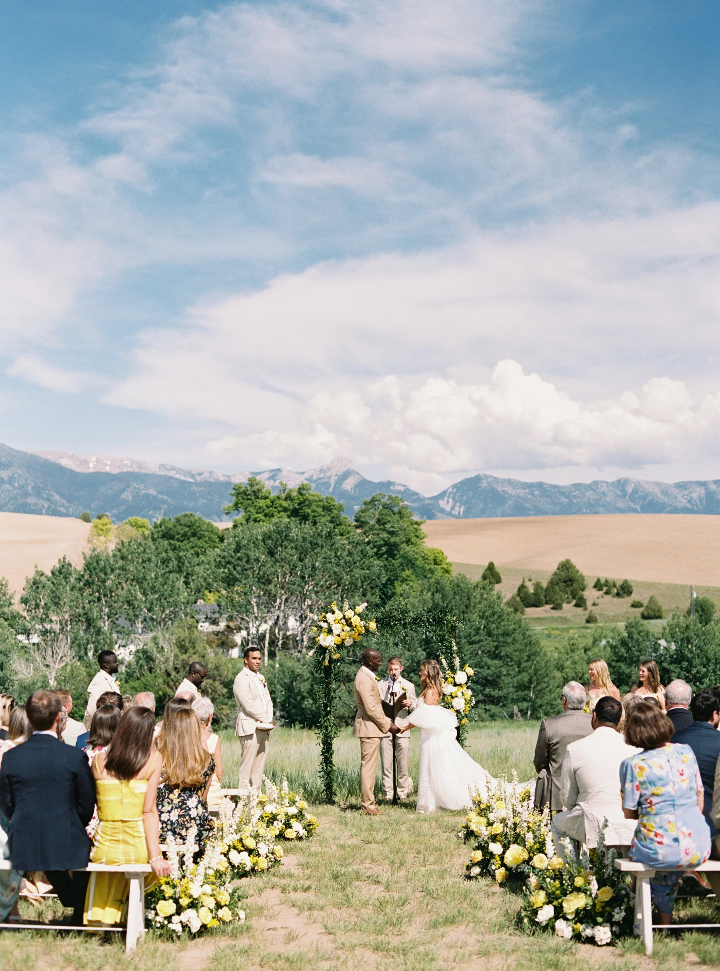 Bozeman Wedding Photographer Film. Foster Creek Farm Venue