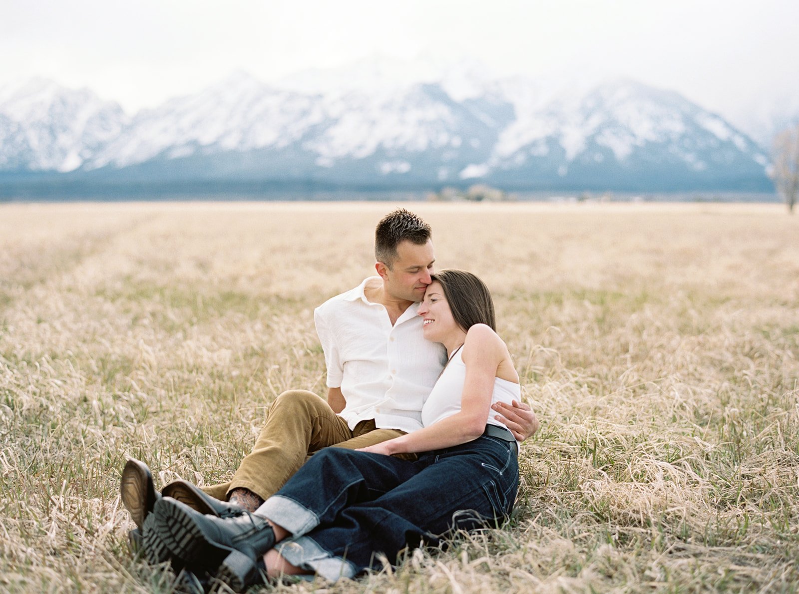 Grand Tetons Engagement Session - Film Wedding Photographer