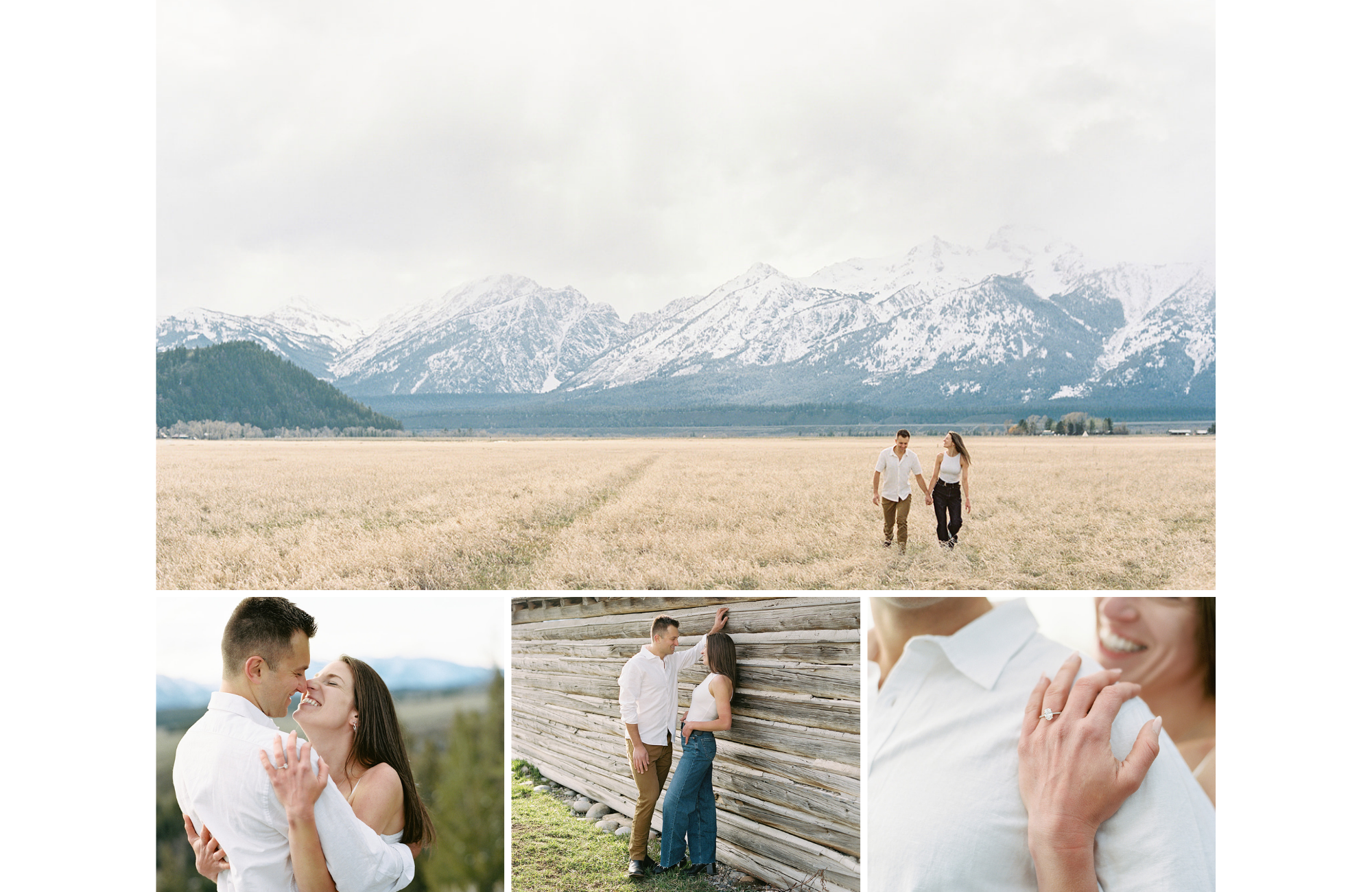 Grand Tetons Engagement Session - Film Wedding Photographer