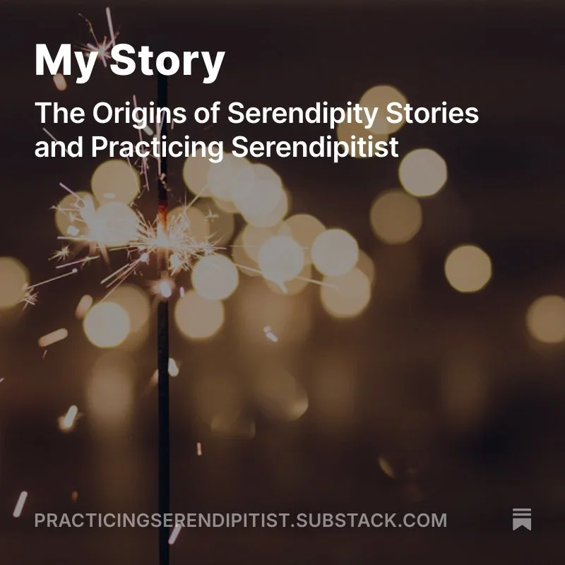 The Practice of Serendipity Has 4 Stages:

🔍 Actively and Passively Seeking- Open mind, curiosity, seeking diverse inputs

🪜 Encountering and Collecting- Engaging with triggers that challenge norms, evaluating and filtering

🌉 Connecting and Imagi