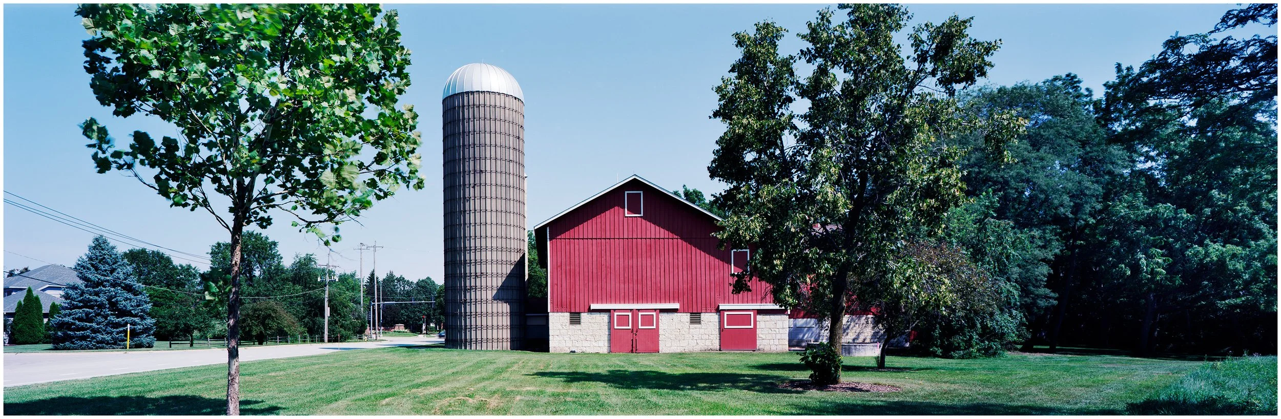 08/09/2025: William Greene Farmhouse (1850), Naperville, IL; Shen Hao 617; Ektar 100 Film