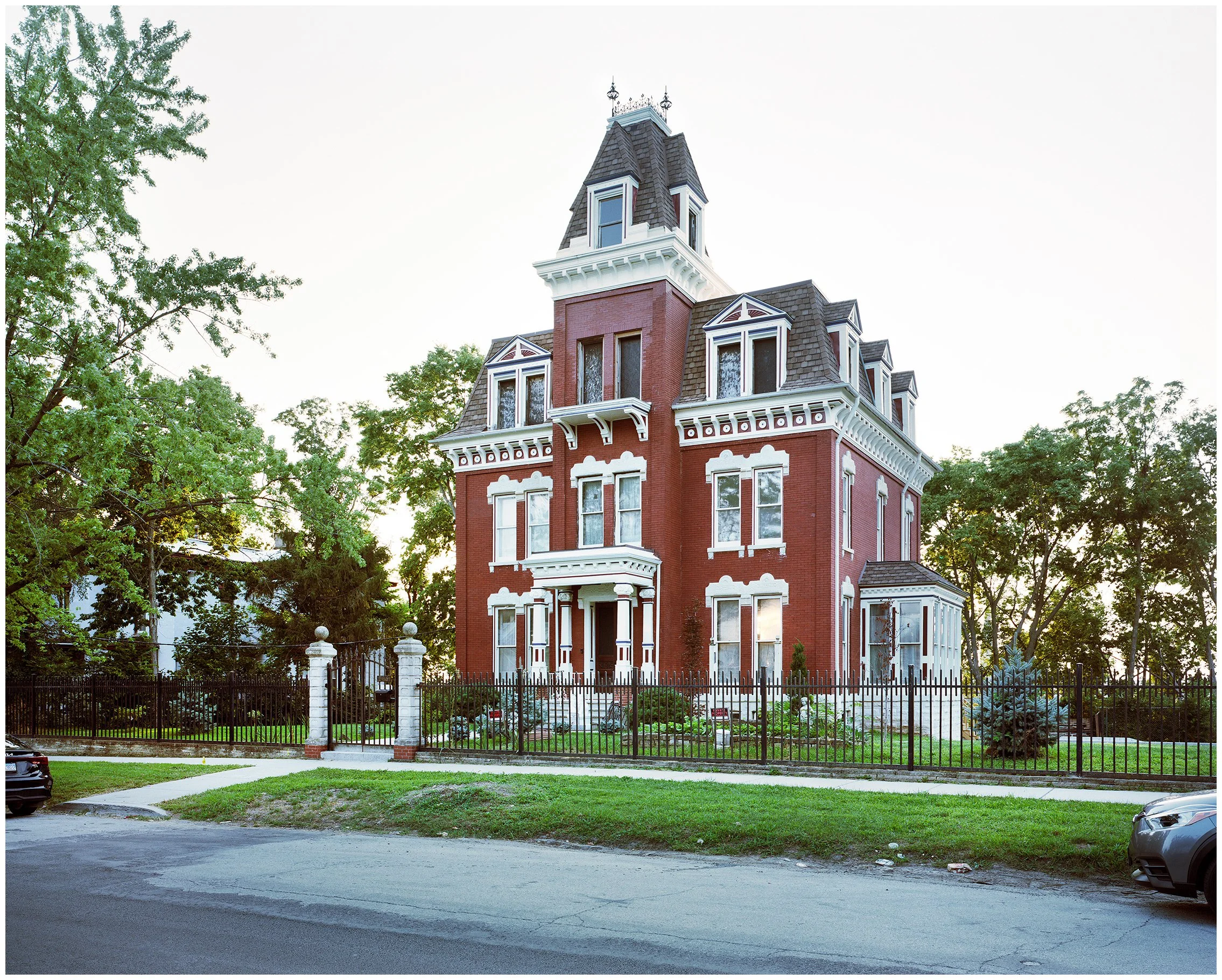08/10/2025: Hiram B. Scutt Mansion (1882); Joliet, IL; Linhof 4X5; Portra 160 Film.
