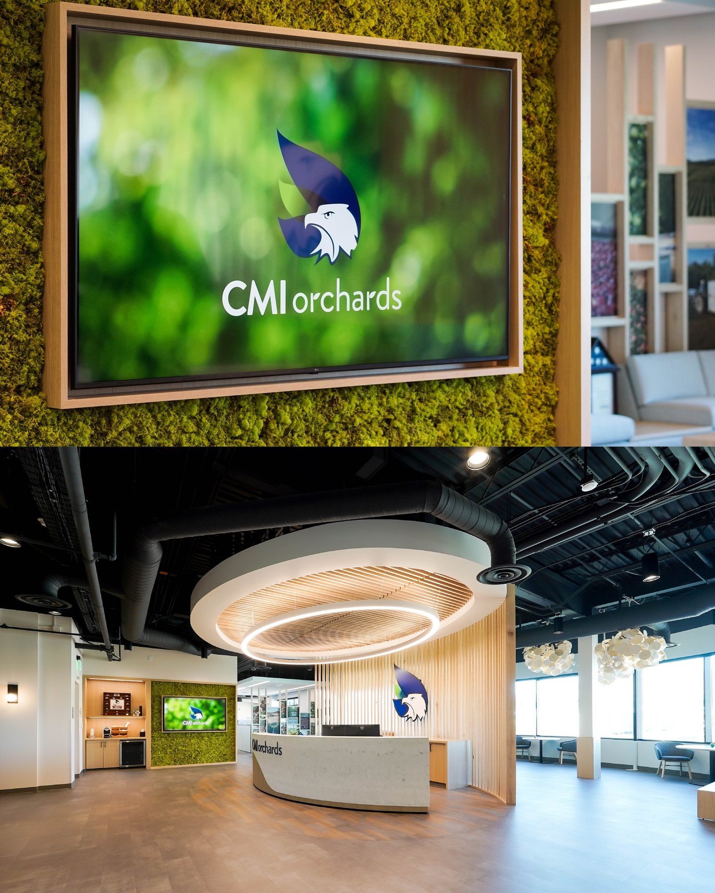 A headquarters designed to support collaboration, culture, and future growth.

CMI Orchards&rsquo; new headquarters at the Confluence Technology Center reimagines what a modern corporate workplace can be. Spanning the entire third floor, the design p