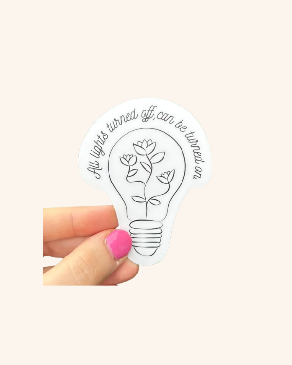 'All Lights' Inspirational Vinyl Sticker