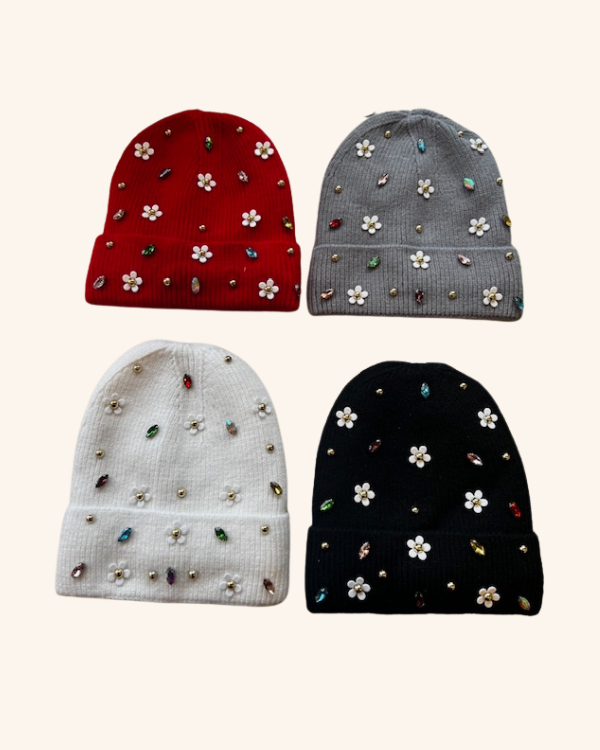 Bedazzled Beanie-4 Colors