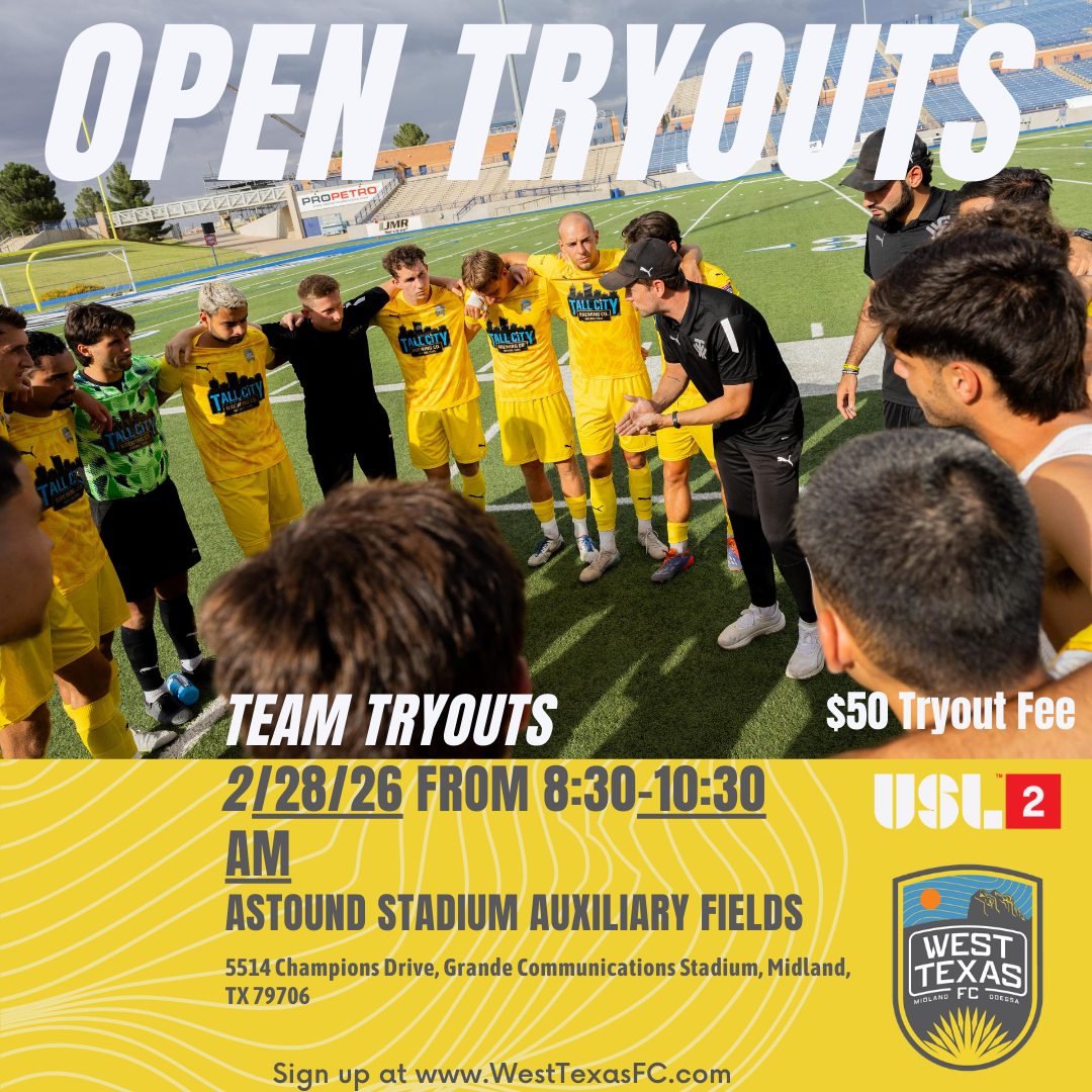 West Texas FC 2026 Tryouts