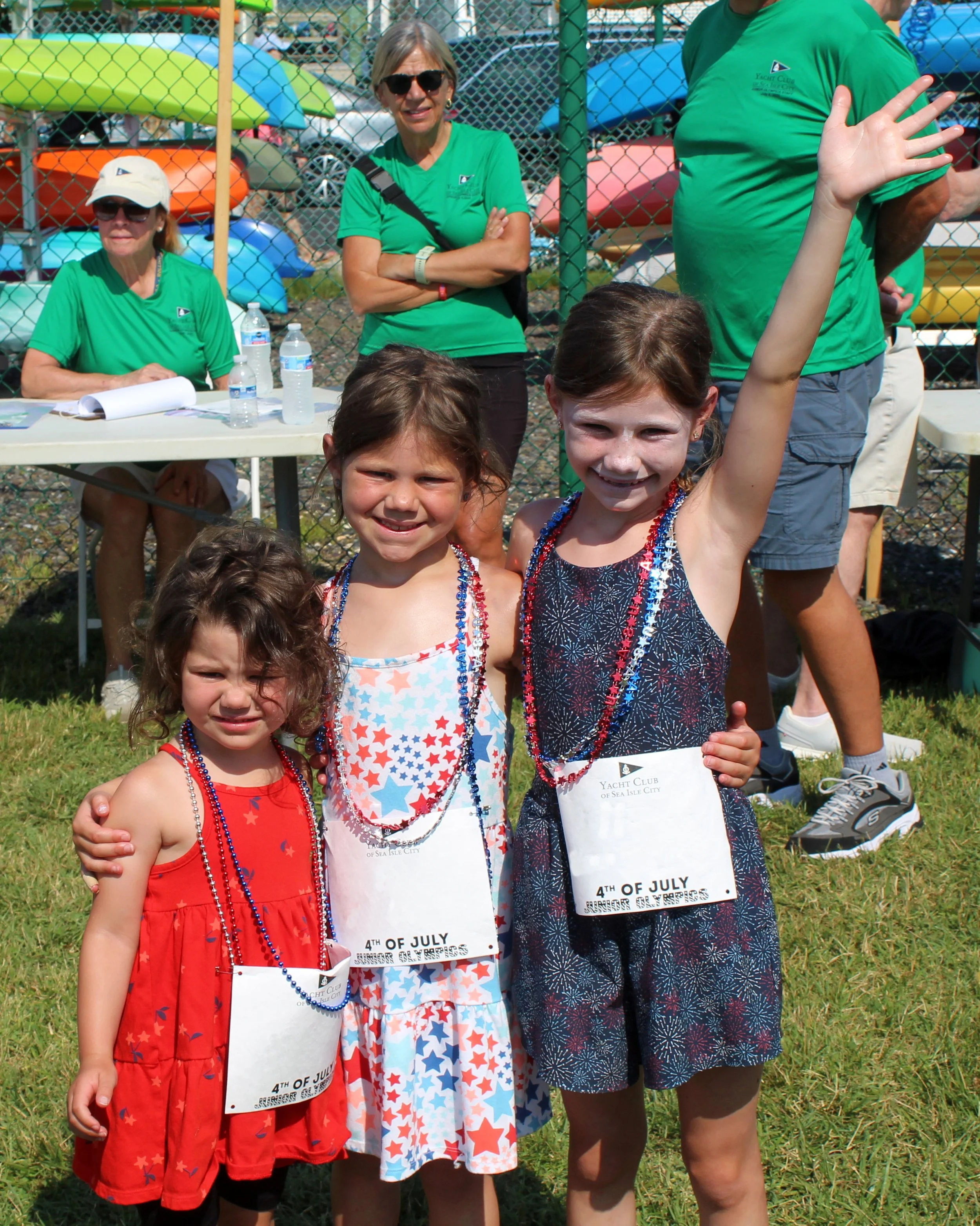 The Annual Junior Olympics Competition Hosted By The Yacht Club of SIC was July 4