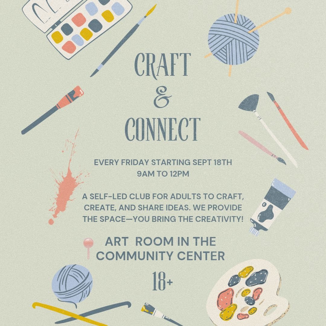 Craft &amp; Connect Club for Adults