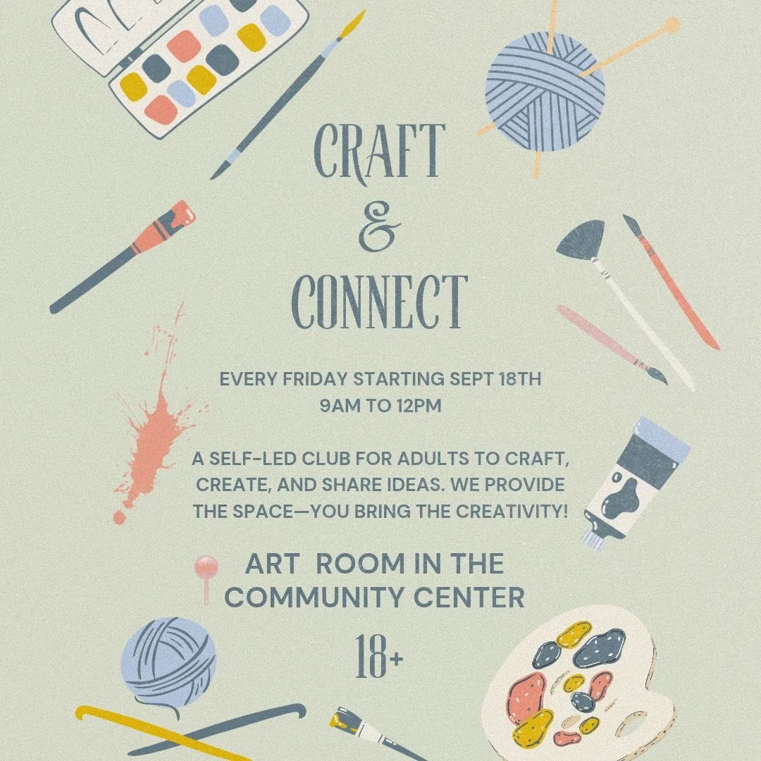 Craft &amp; Connect Club for Adults