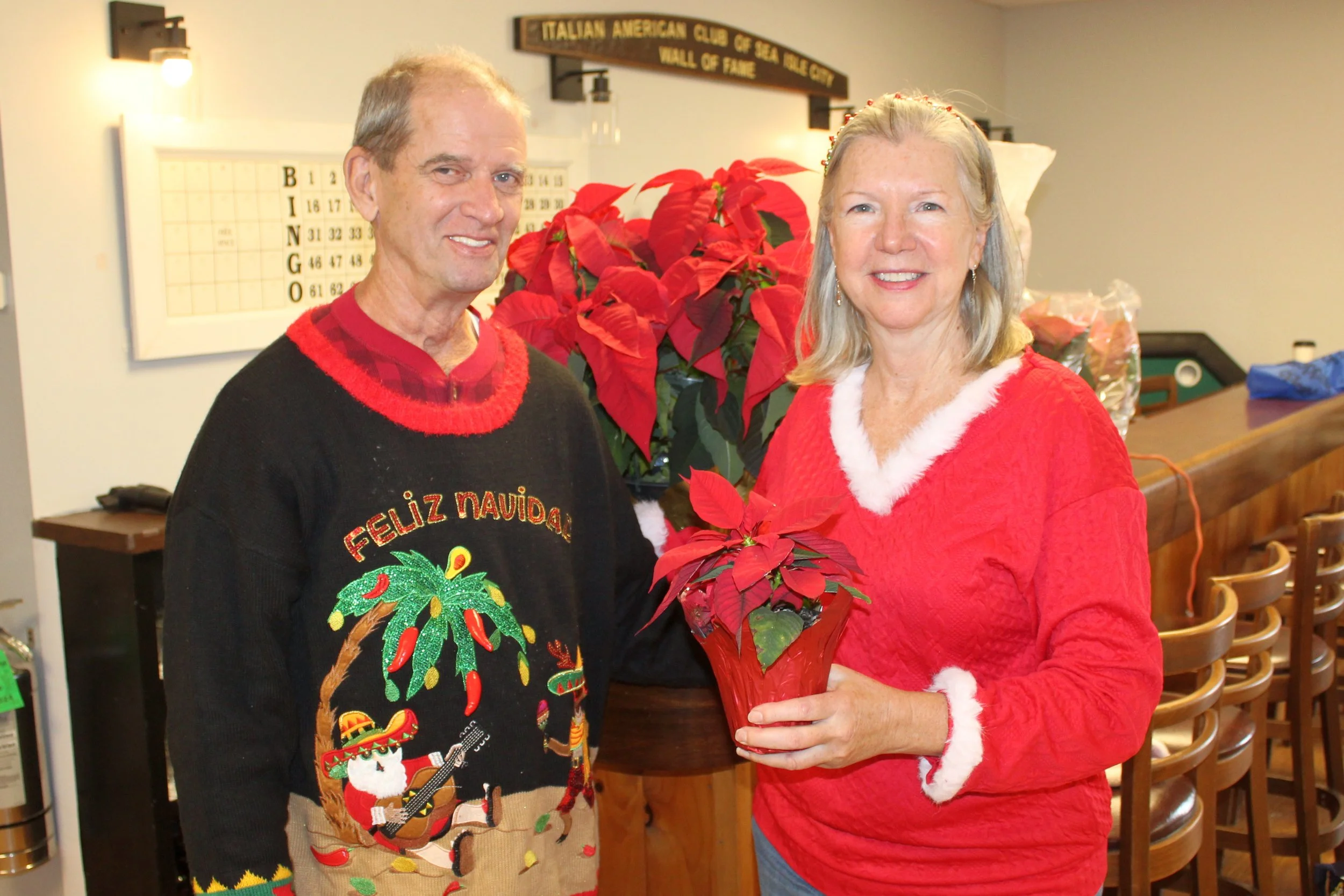 The Italian American Club's Poinsettia Sale Raised Funds for Their Many Good Causes