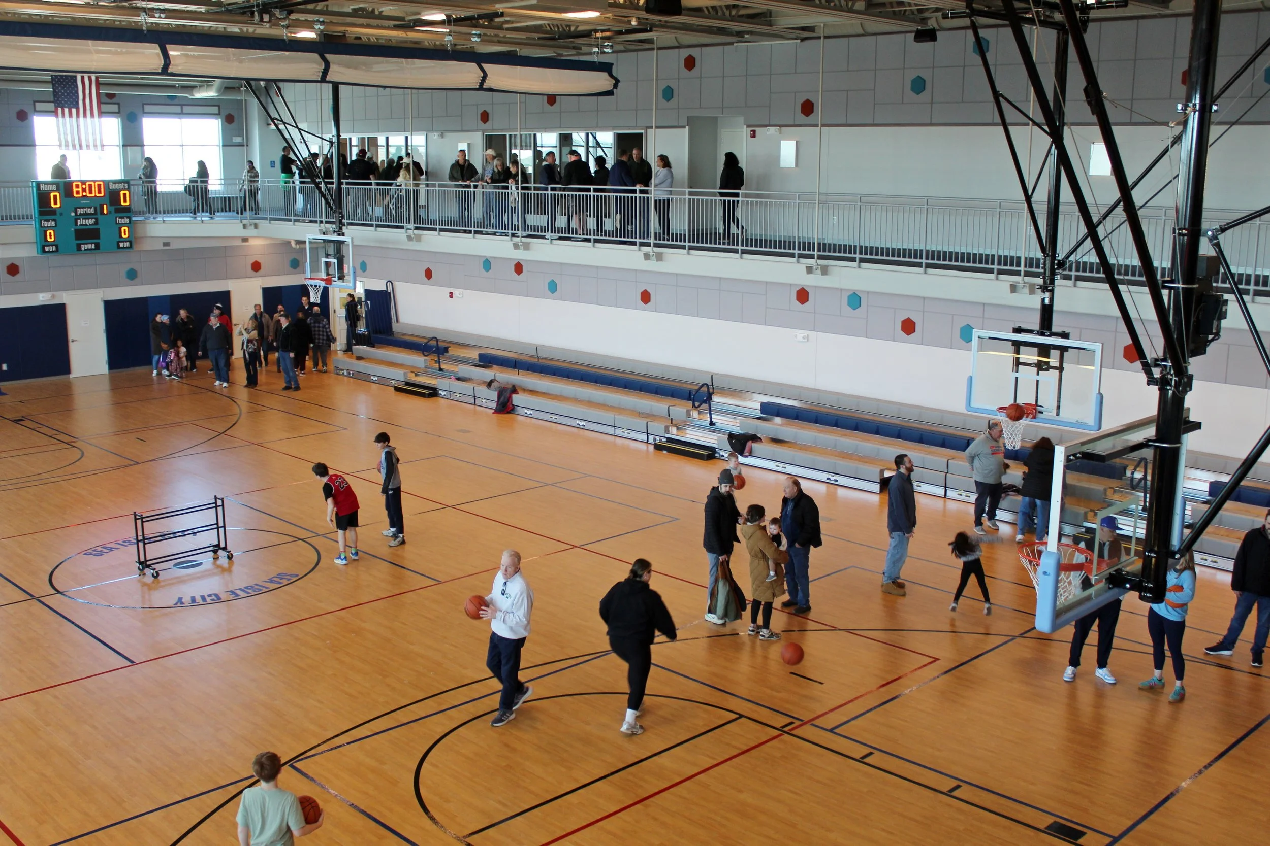 Inside the New 44,000 Square Foot Community Center on Opening Day, March 28