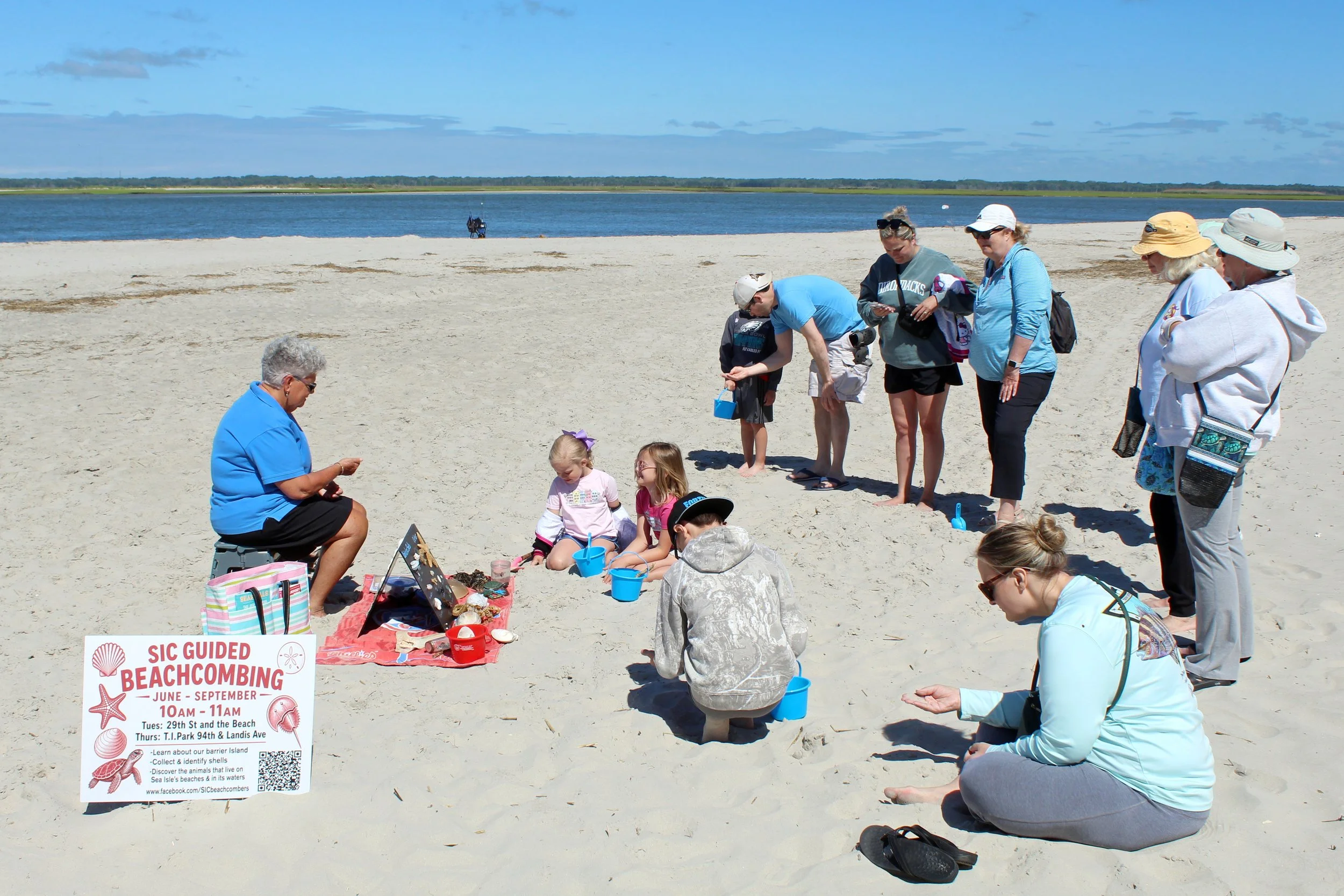 A special pre-season Beachcombing Tour took place on June 8 in Townsend Inlet