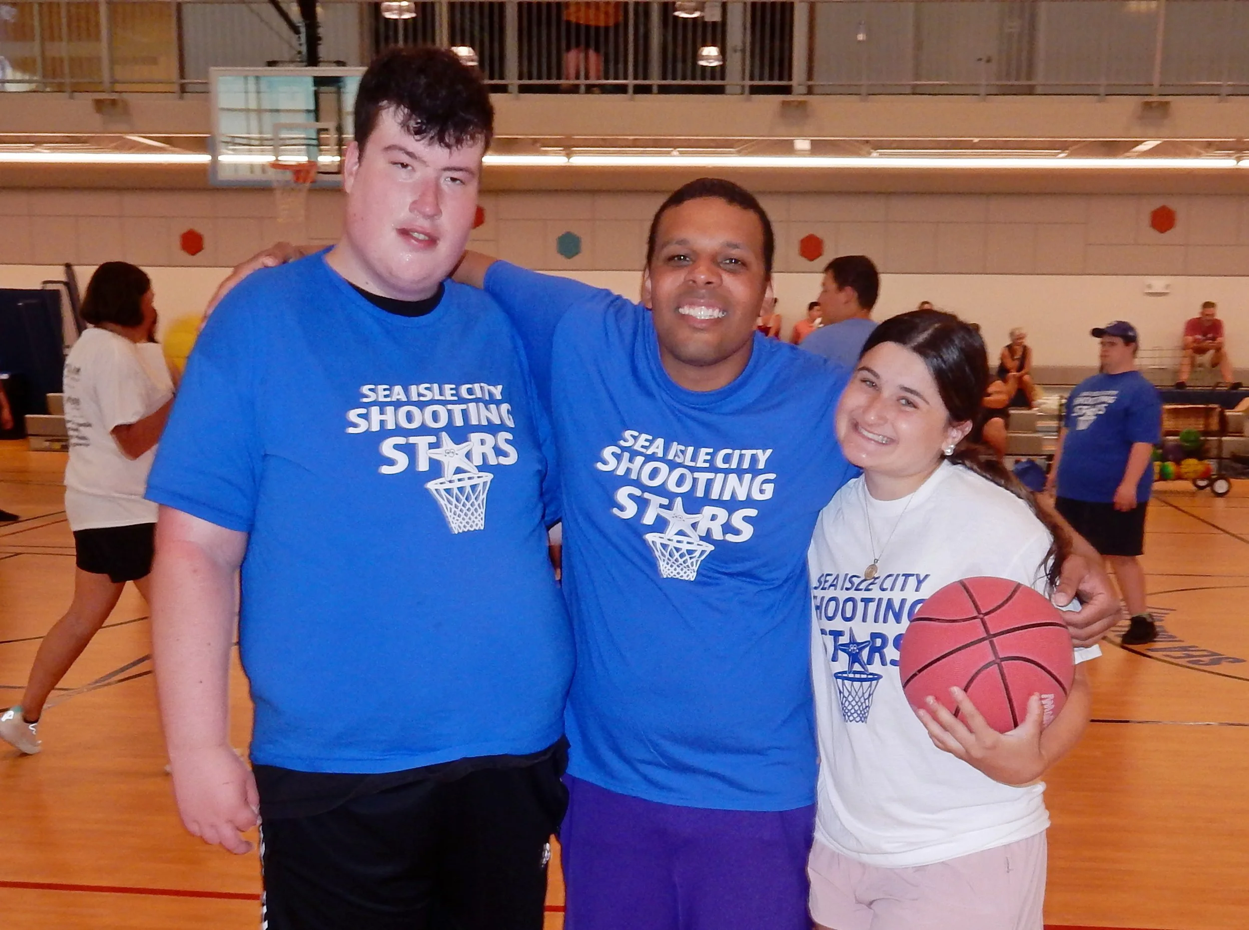 The Italian American Club Sponsored the Shooting Stars on July 15