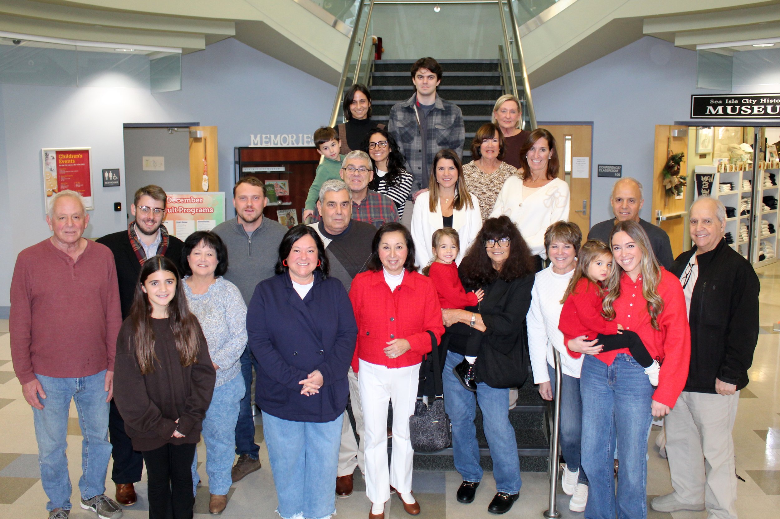 The Iannone & Freda Families Were Honored During the Historical Museum's Holiday Open House on Dec 6