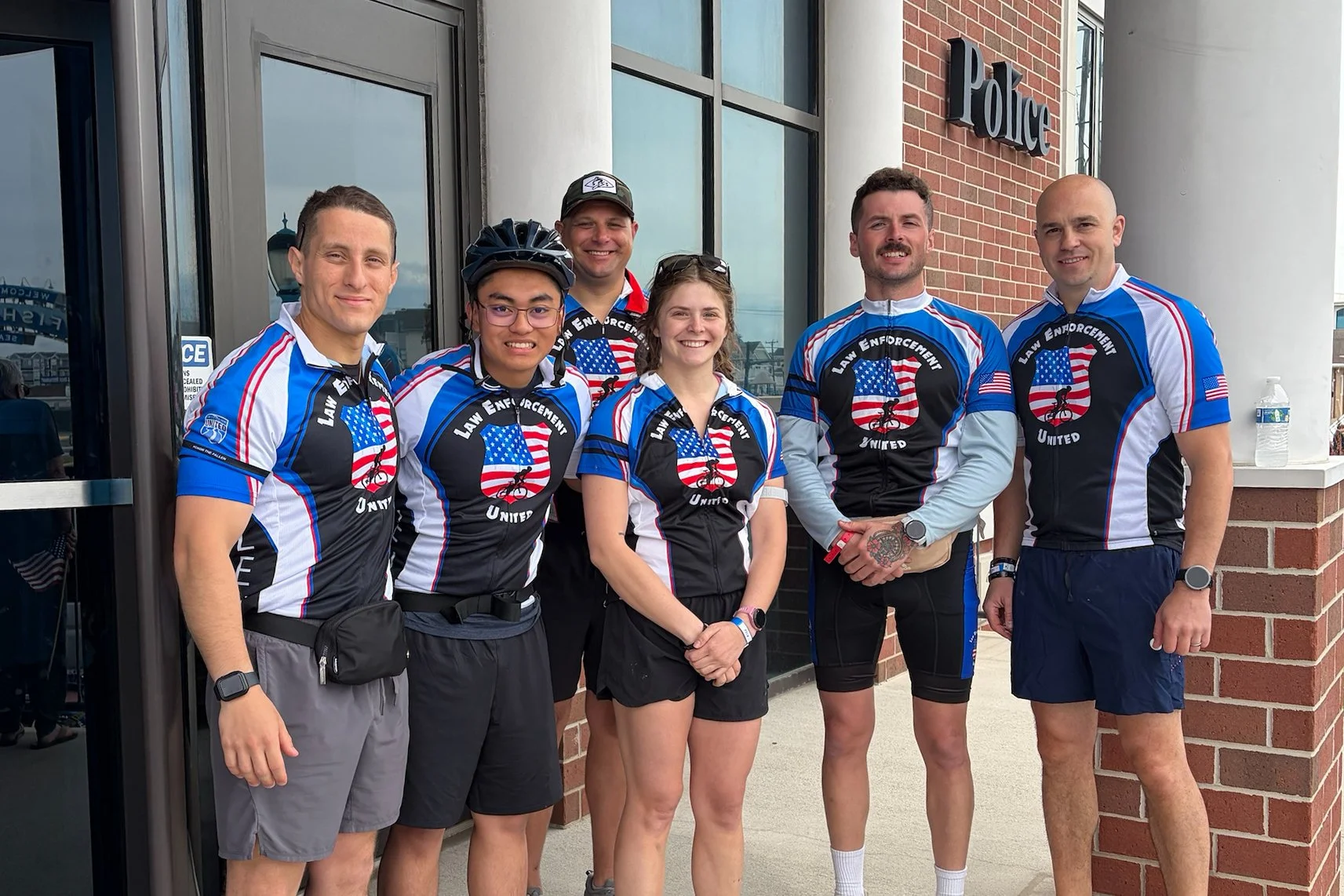 SICPD Officers in the Law Enforcement United Bike Tour from NJ to Washington, D.C. (May 9-12)