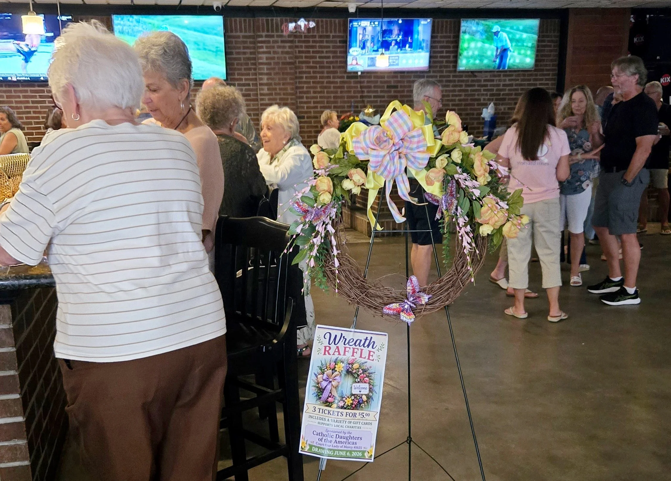Catholic Daughter's Annual Fundraiser was on June 6