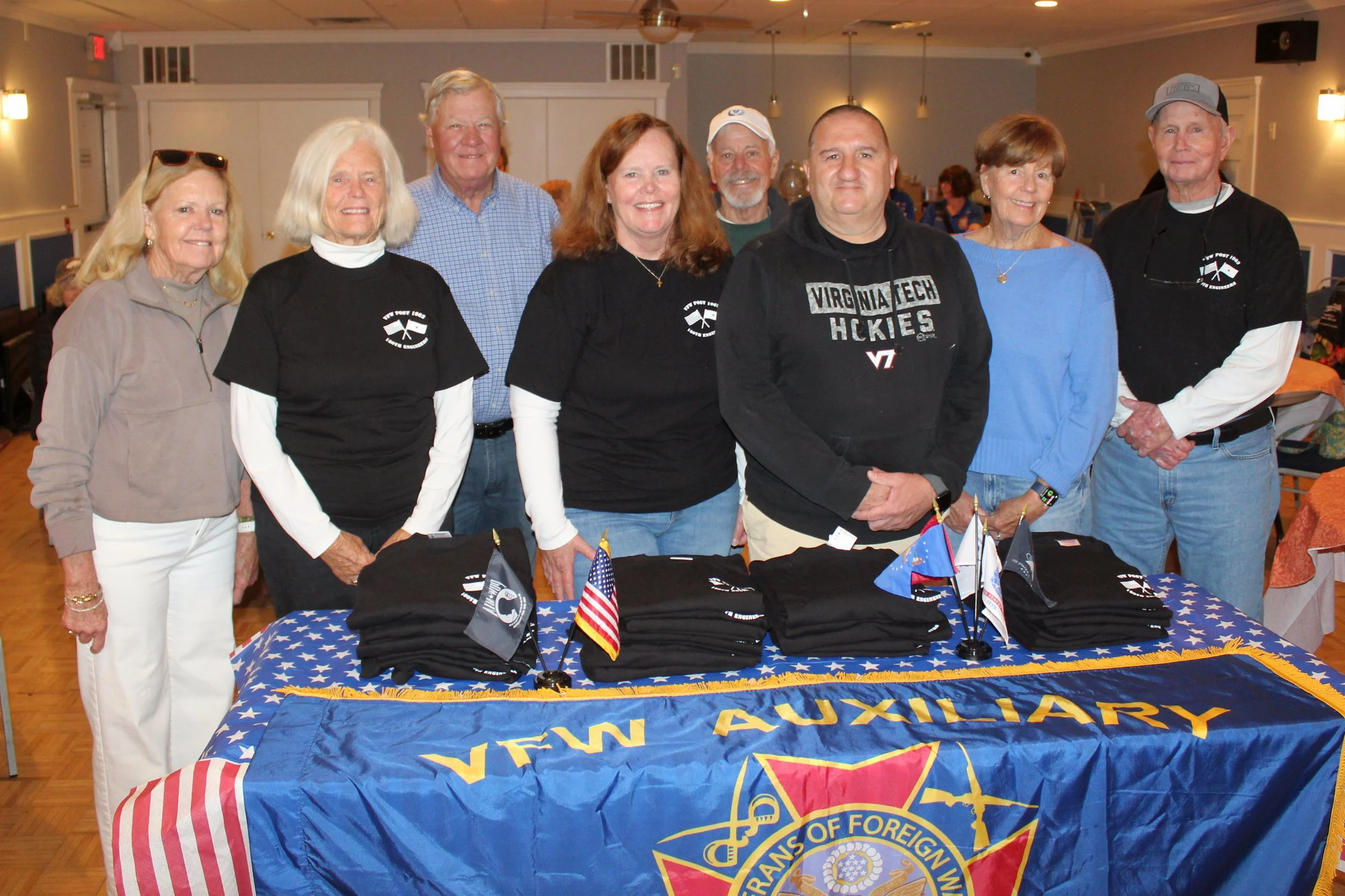VFW Post 1963 Auxiliary's "Adopt-a-Troop" Program was April 18