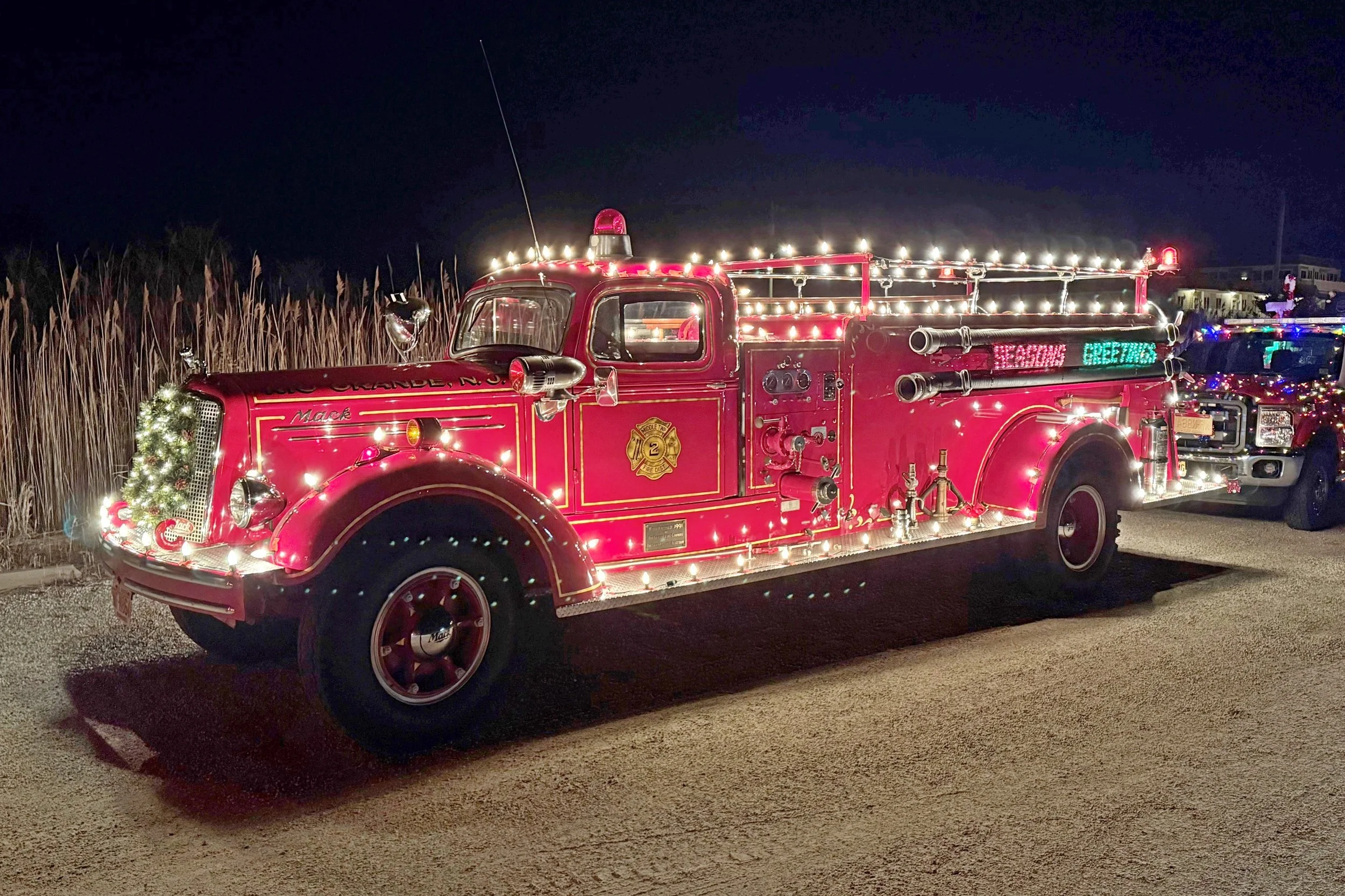 The SICFD Hosted a "Decorated First Responders Parade" on December 12, featuring many vehicles