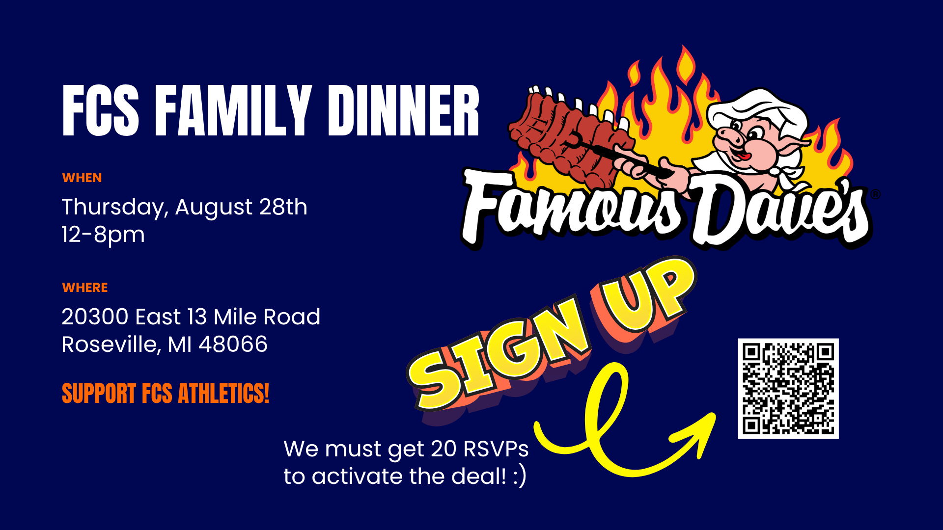 FCS Family Dinner night