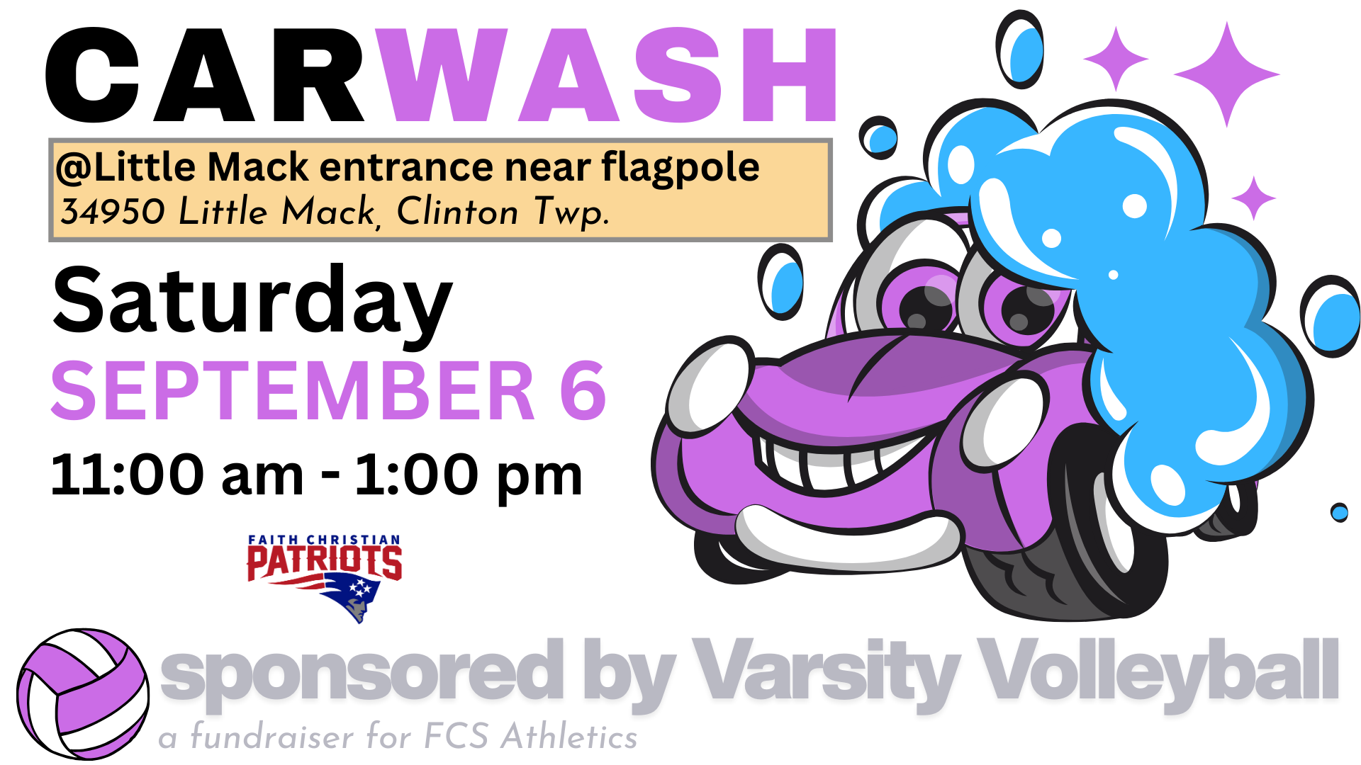 Car wash - Support FCS Athletics