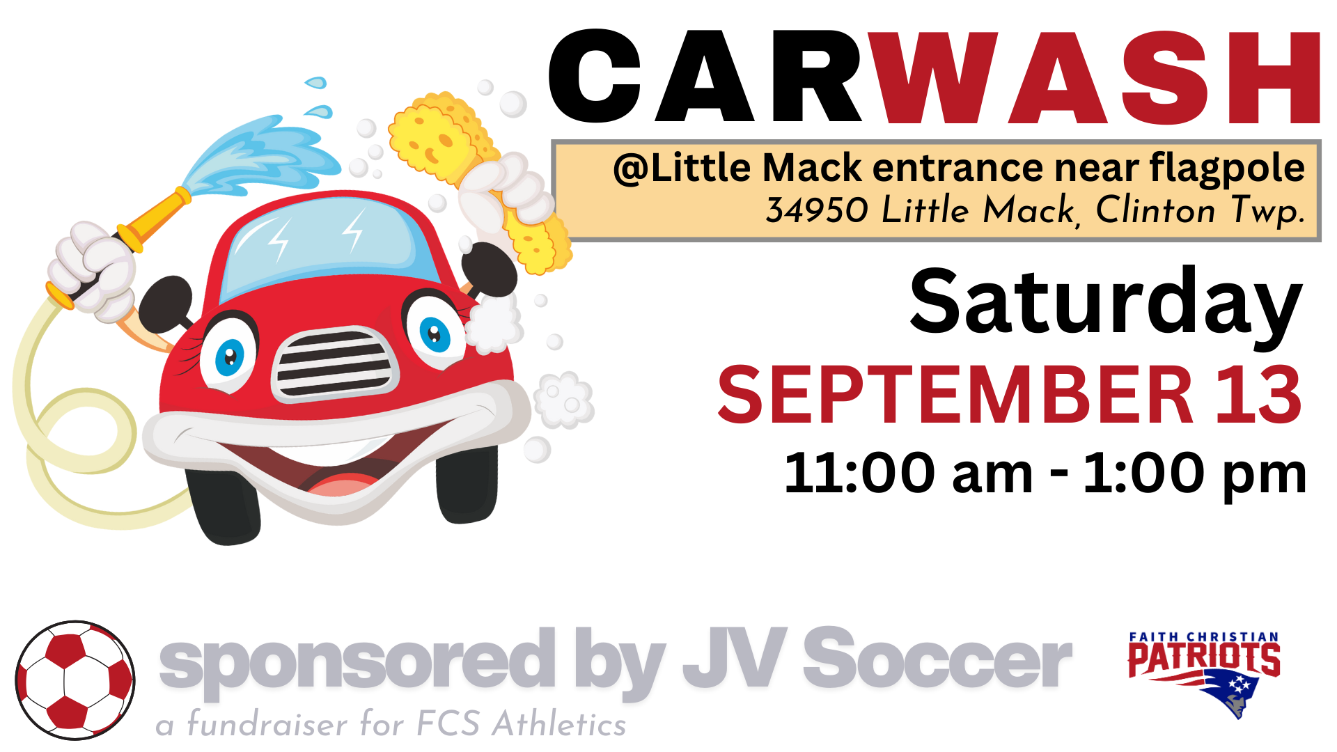 Car wash - Support FCS Athletics