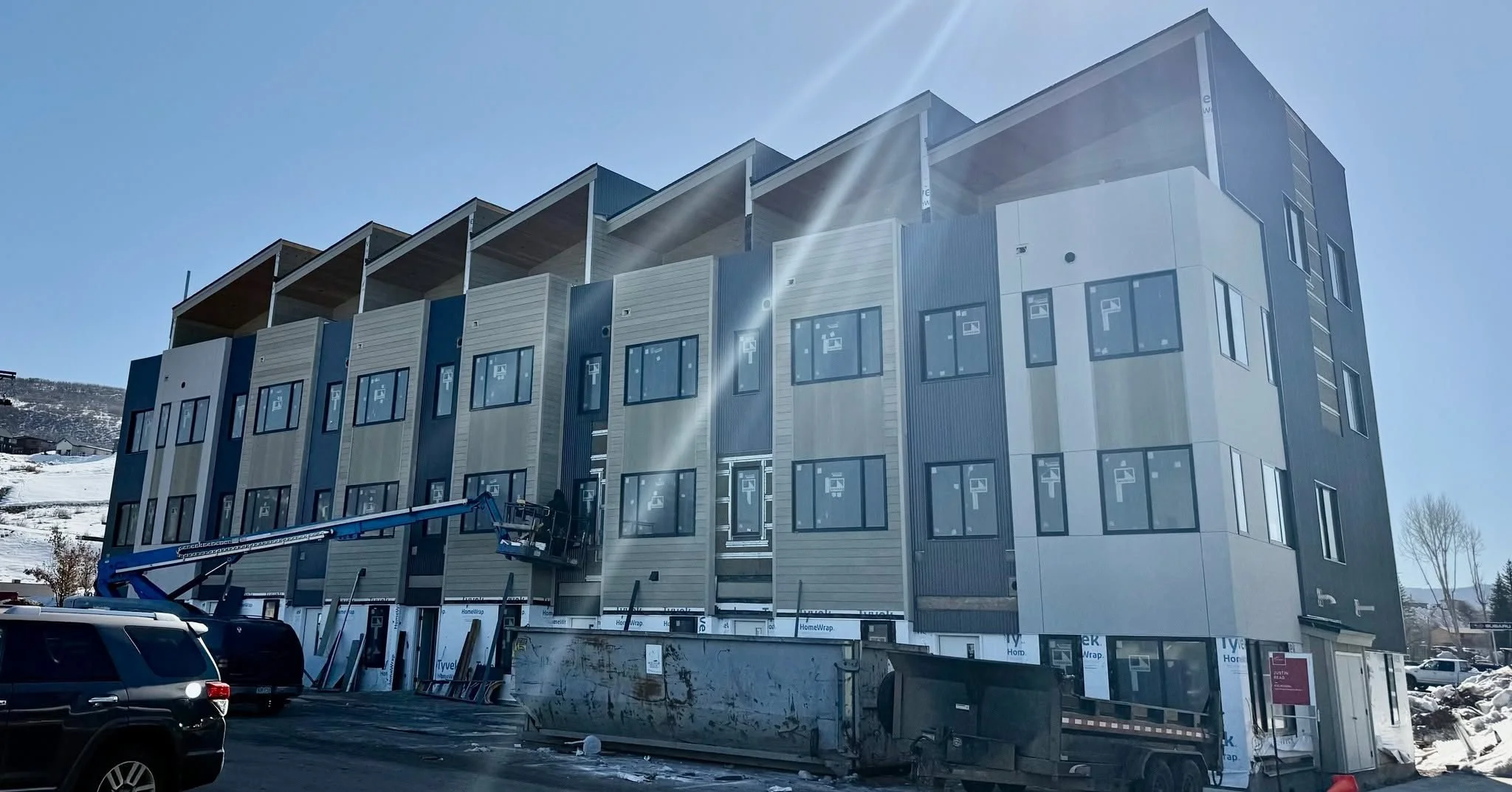 Exciting progress at Steamboat Basecamp!
The @basecamprow Townhomes are coming to life in West Steamboat, adding energy to this growing mountain community.

But @steamboatbasecamp is more than just homes&mdash;it&rsquo;s a lifestyle. With @basecampro