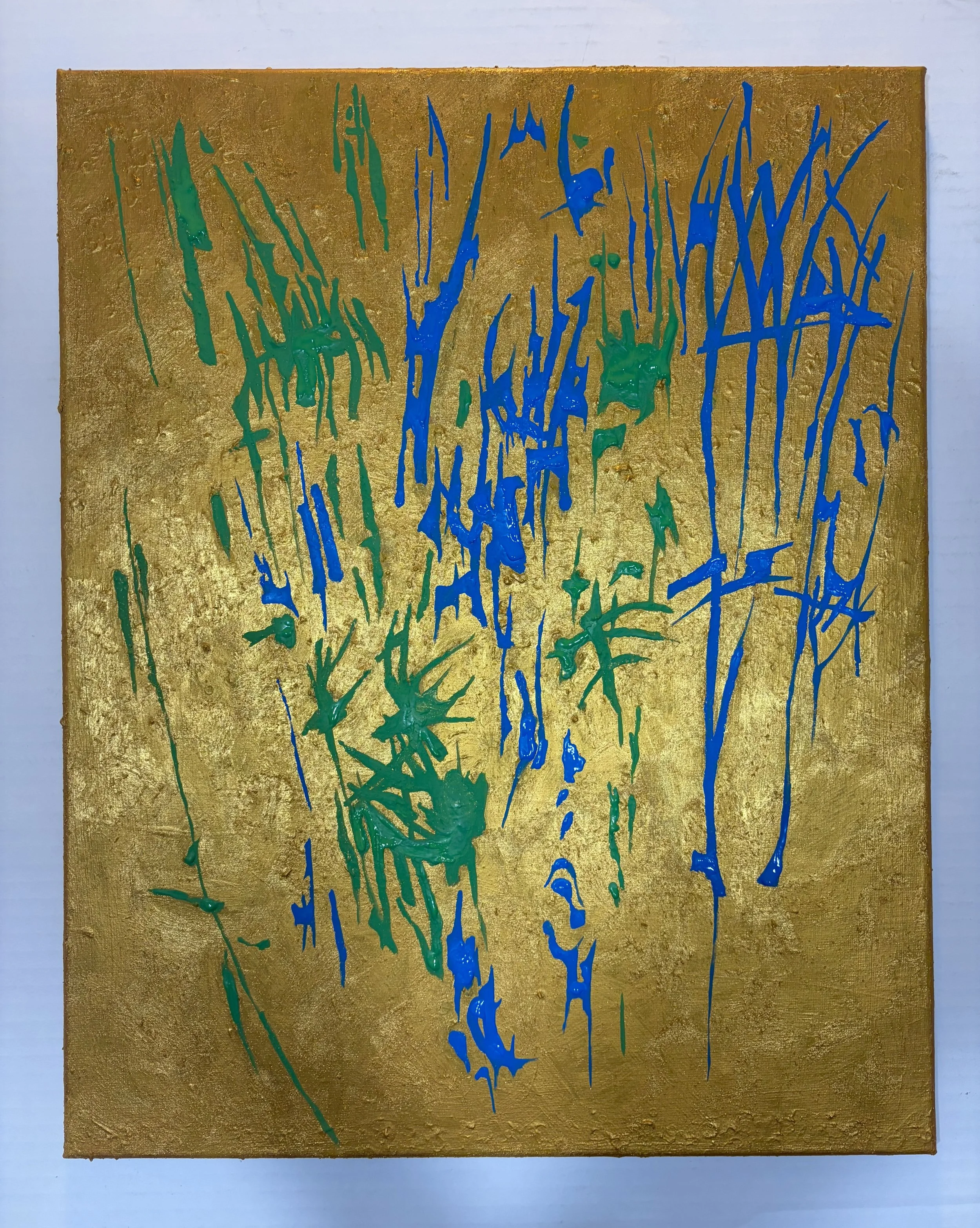 John's Back, Scratched On Christmas (SpongeBob Press-on Nails From Five Below) (sold)