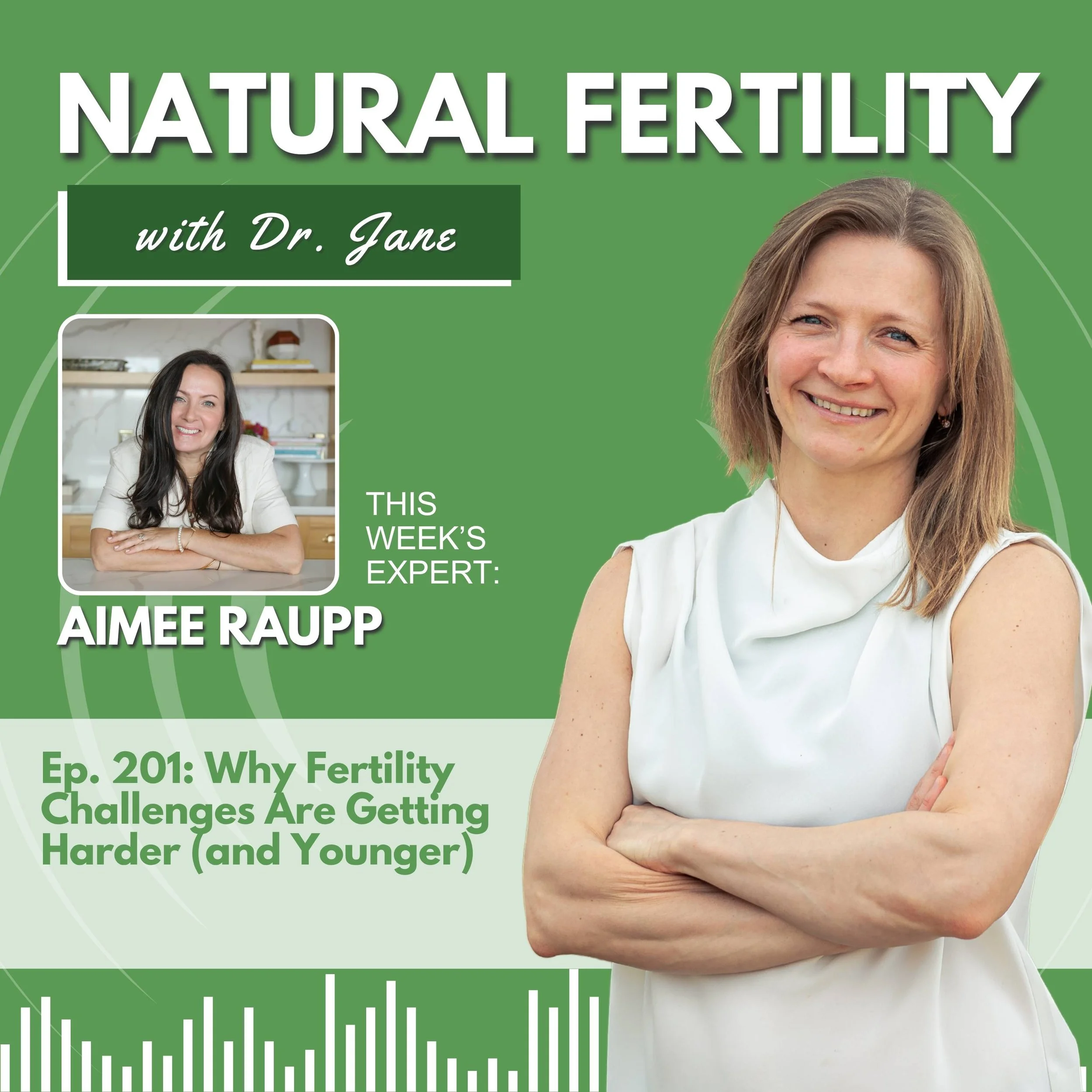 Ep. 201: Why Fertility Challenges Are Getting Harder (and Younger) - With Aimee Raupp &amp; Dr. Jane Levesque