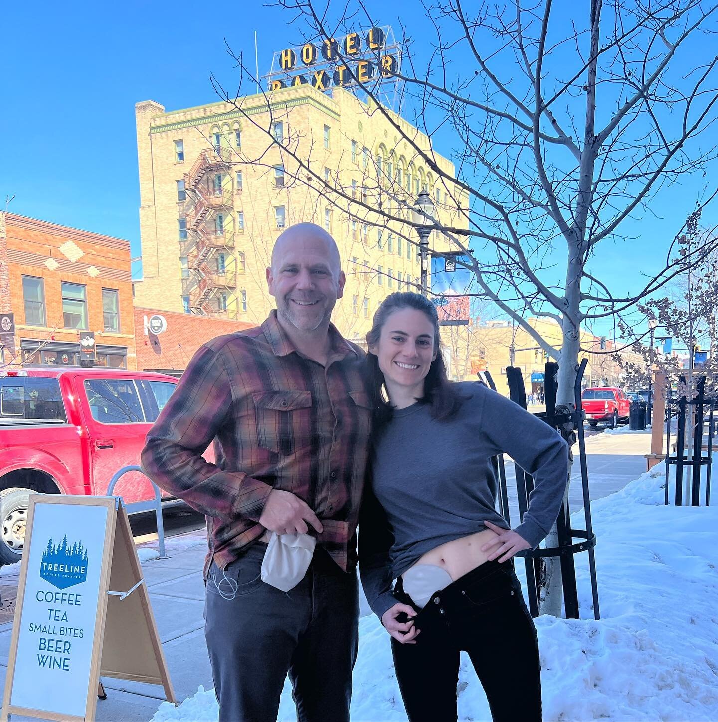 It was so much fun meeting @kileypet on her trip through Bozeman! It was great to talk about adjusting to ostomy bag life as we both had surgery around the same time. 

Her experience, insight, and kindness is what fuels the vision and desire to keep