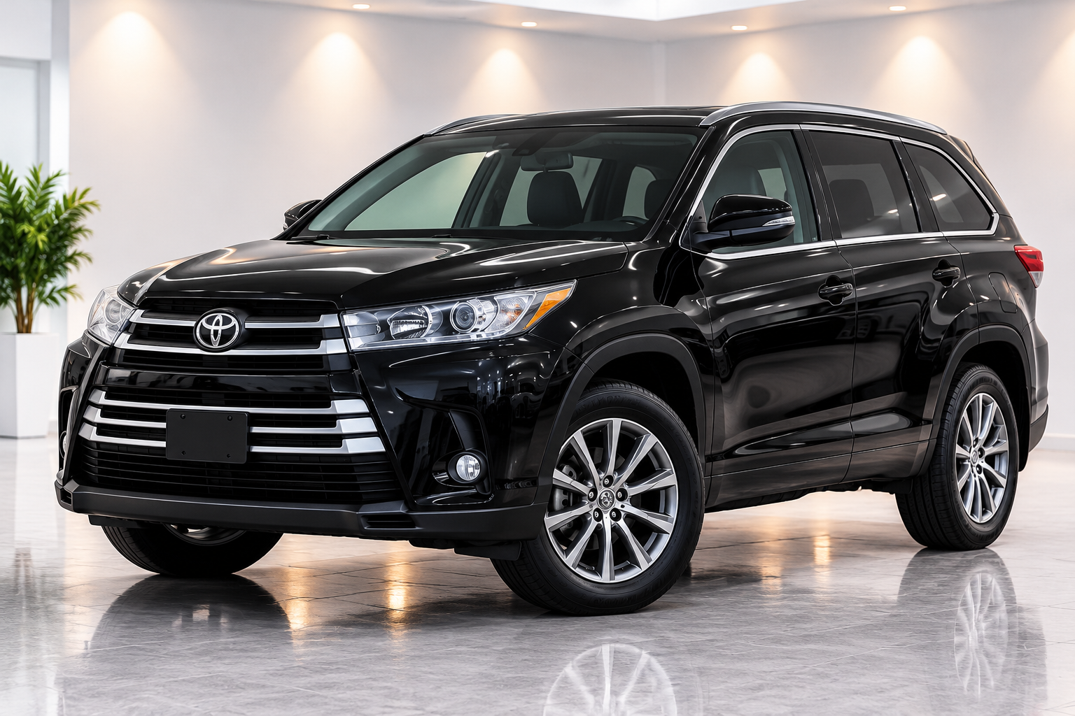 Glossy Black SUV Showroom Display.png