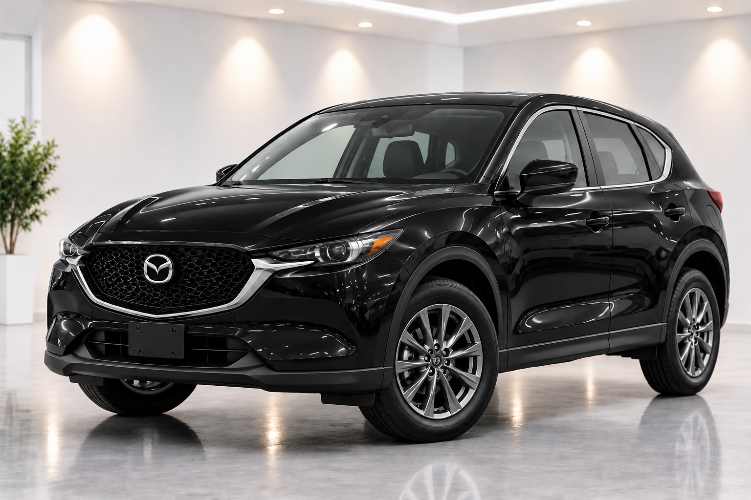 Glossy Black Mazda SUV Showroom Portrait.png