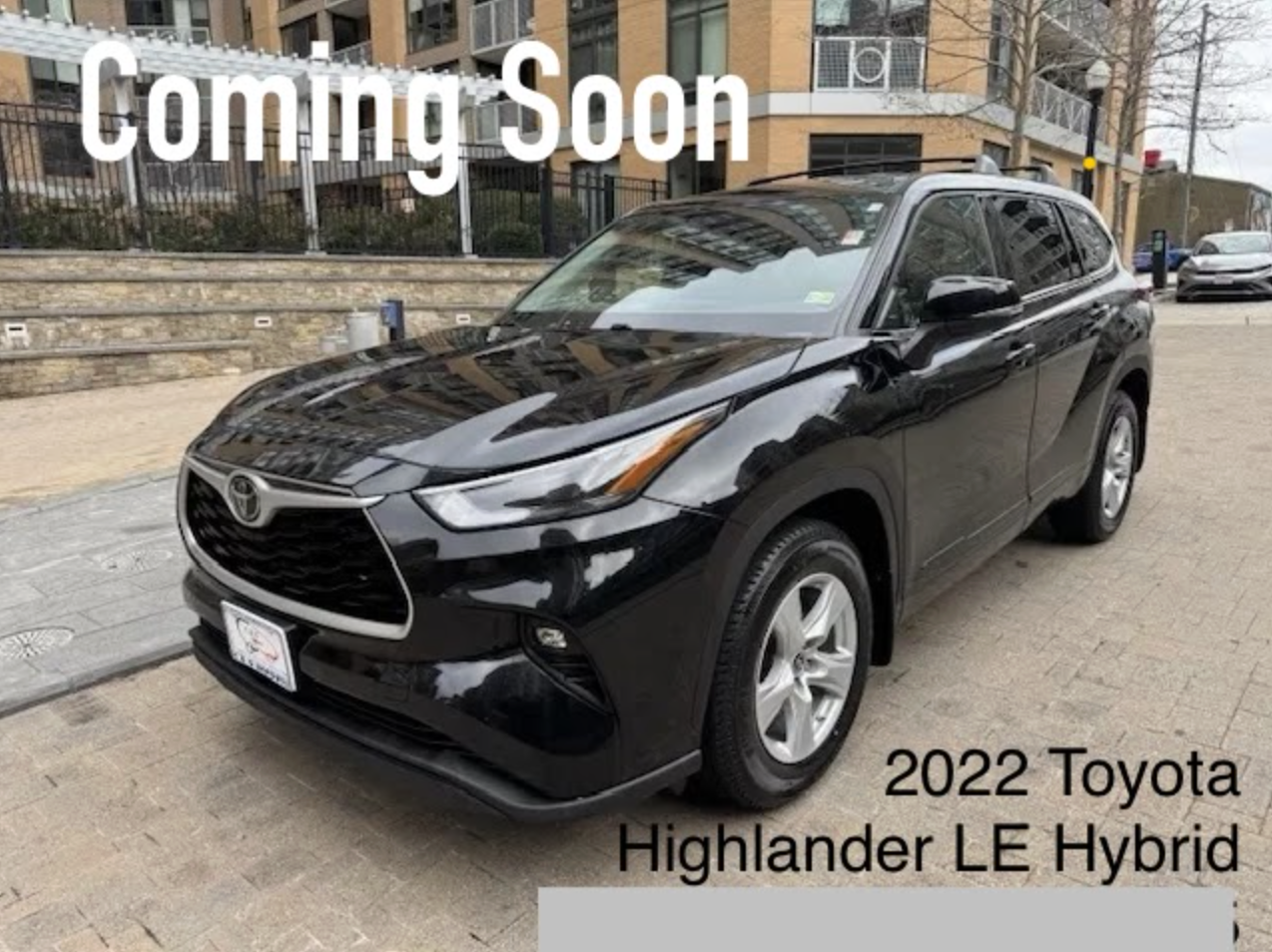 🟢 [COMING SOON!!] 2022 TOYOTA Highlander LE Hybrid, 8 passengers Mid-Size Family SUV [J084] 25,500マイル