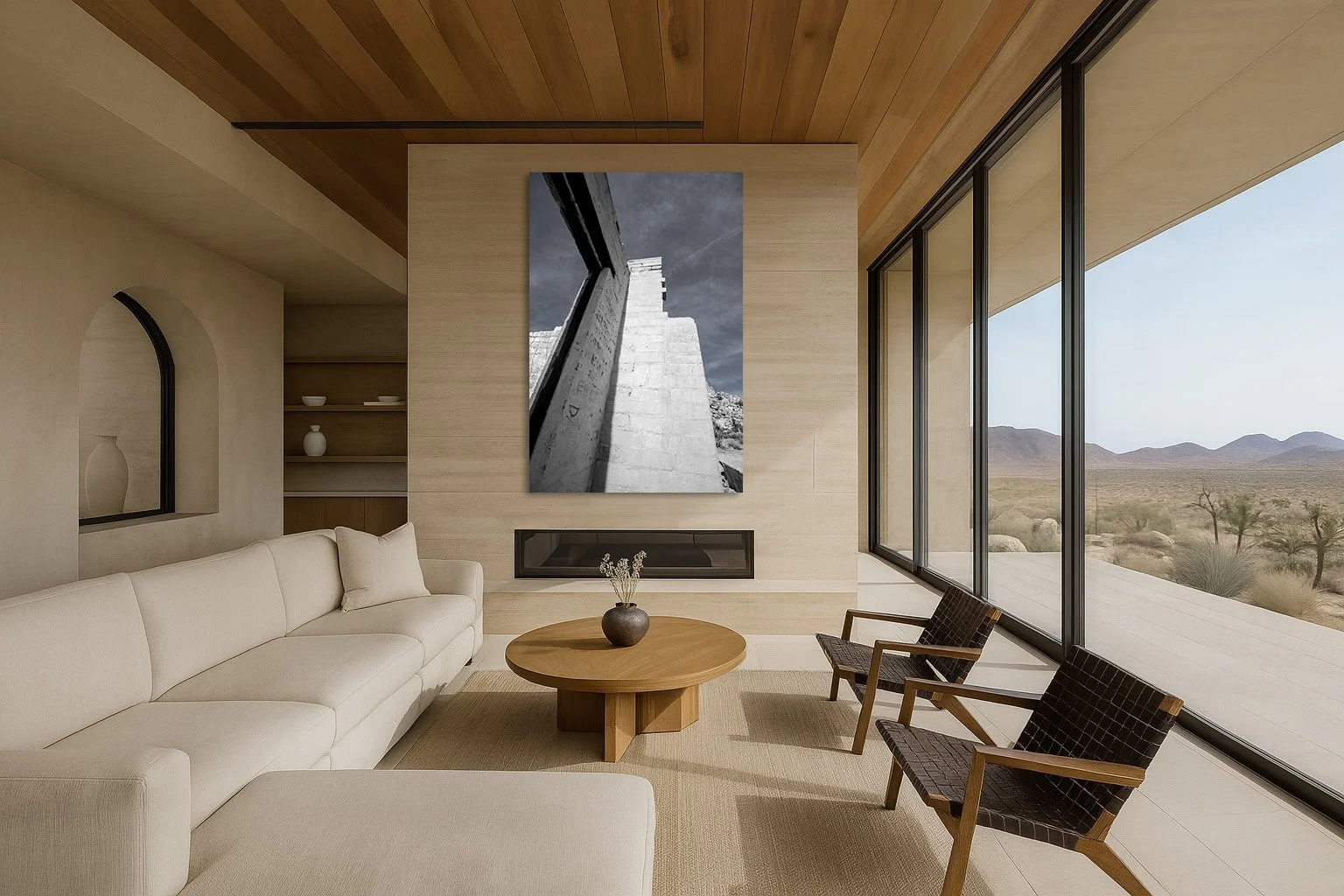 stoned-limited-edition-black-white-desert-ruins-architecture-wall-art-fireplace.jpg