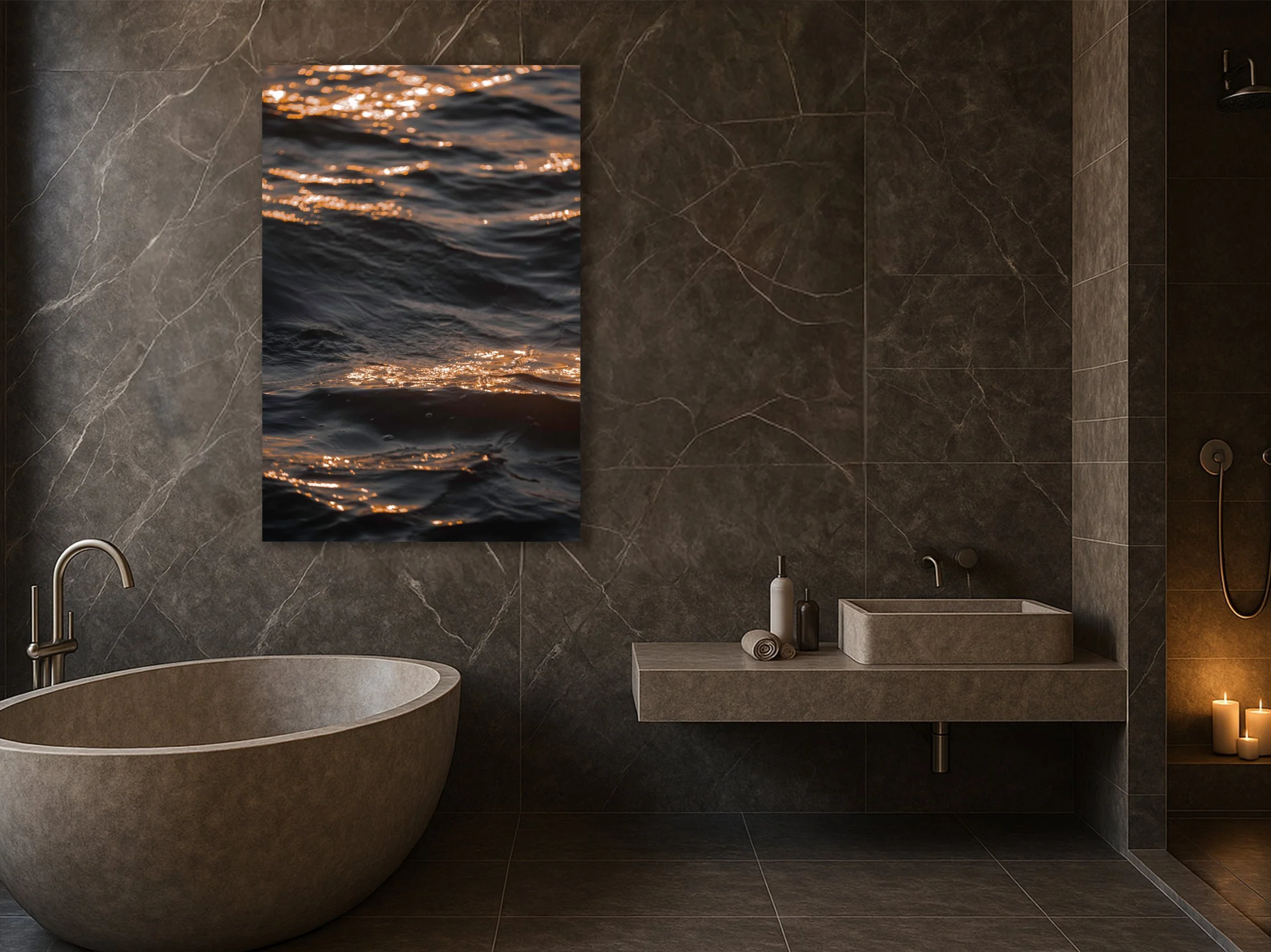 sunspill-golden-water-abstract-wall-art-print-bathroom.png