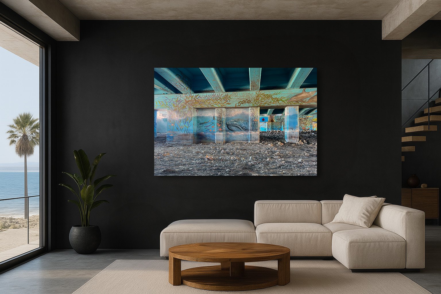 whale-mural-under-bridge-street-art-photograph-acrylic-art-print-modern-malibu-loft.jpg