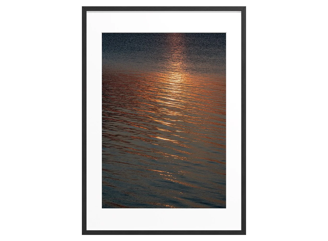 1823-sunset-glow-water-minimalist-ocean-reflection-black-frame-print-crop.jpg