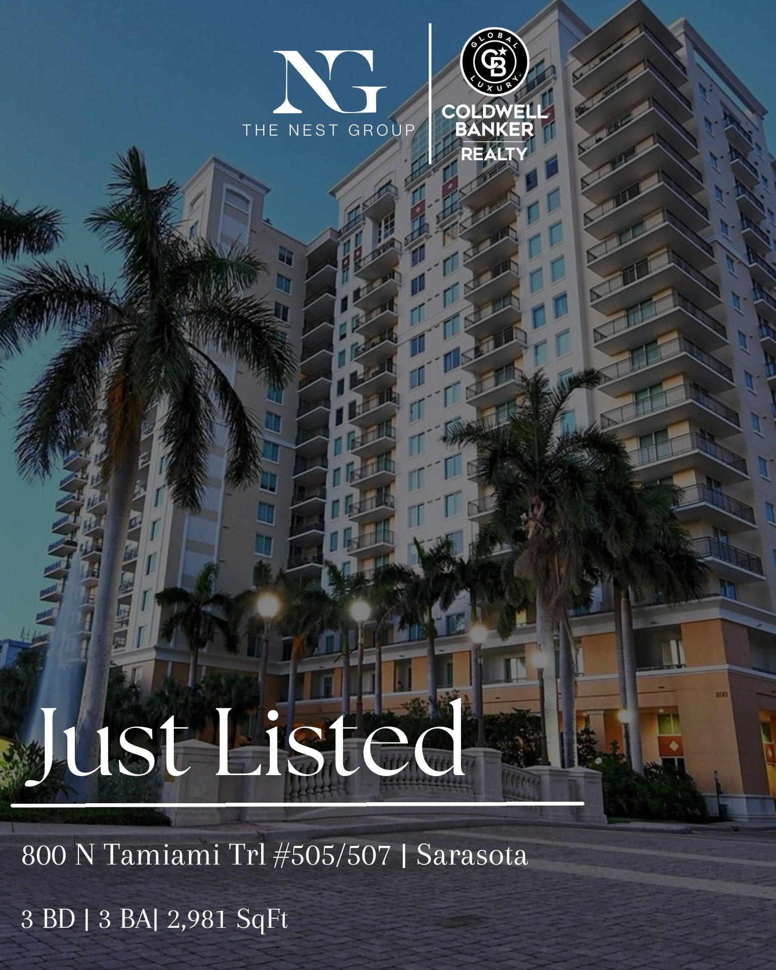 JUST LISTED 📍 
Welcome to 800 N Tamiami Trl at Alinari! With panoramic bay views, this home blends luxury, space, and modern comfort!

✨ What Makes This Home Unique
&bull; Multiple terraces capturing city views.
&bull; Private foyer for exclusive en